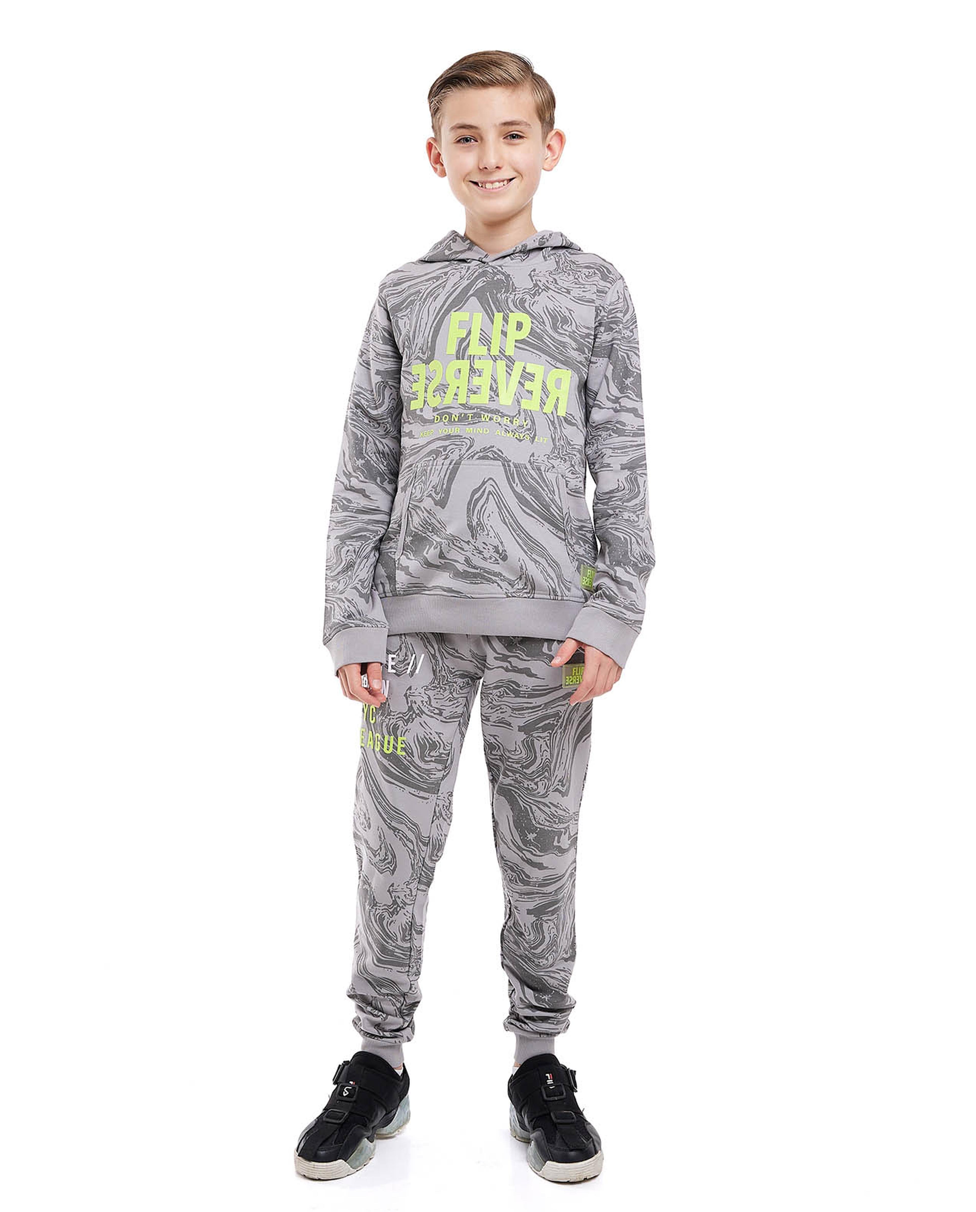 All Over Print Hooded Clothing Set