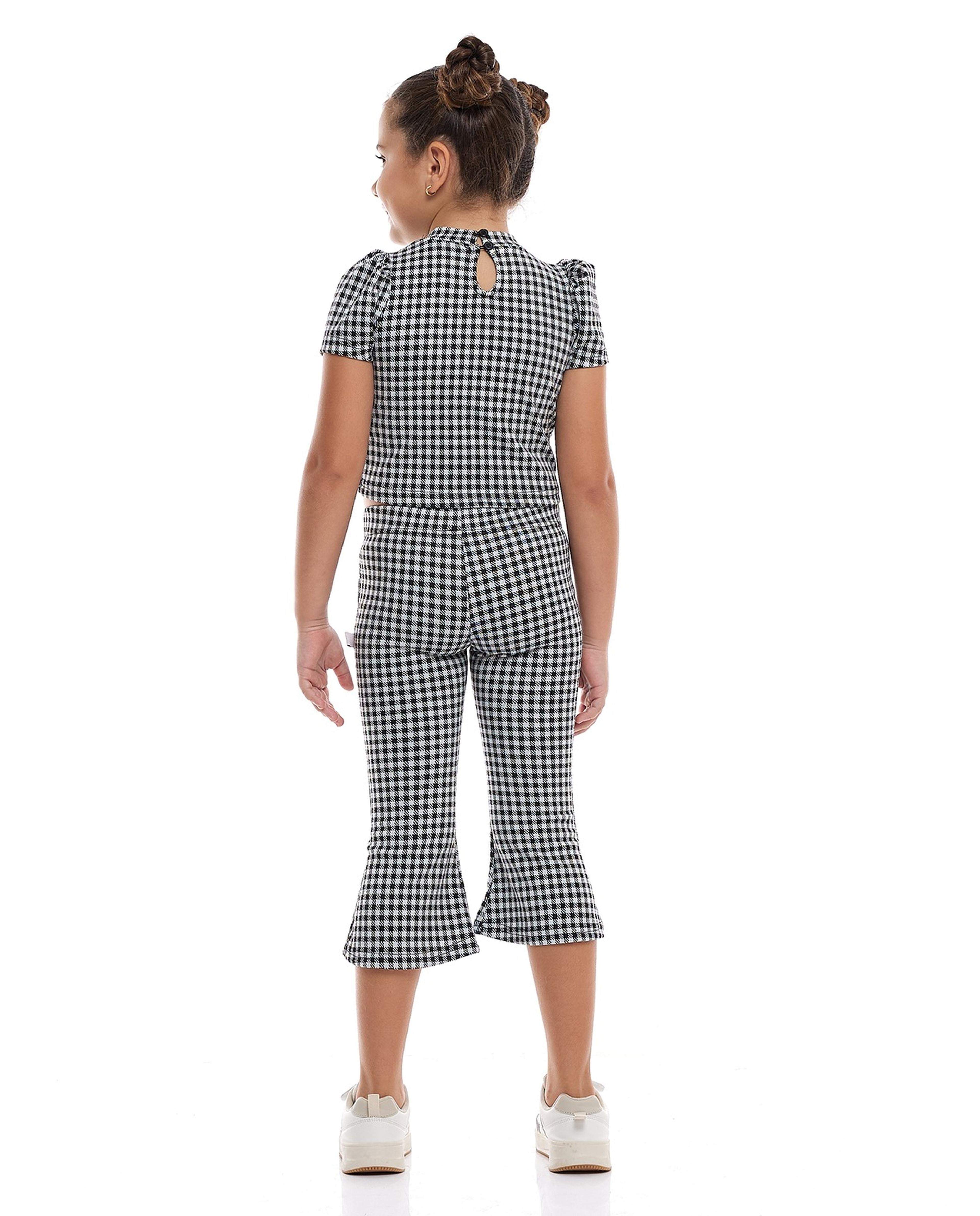 Checkered Clothing Set