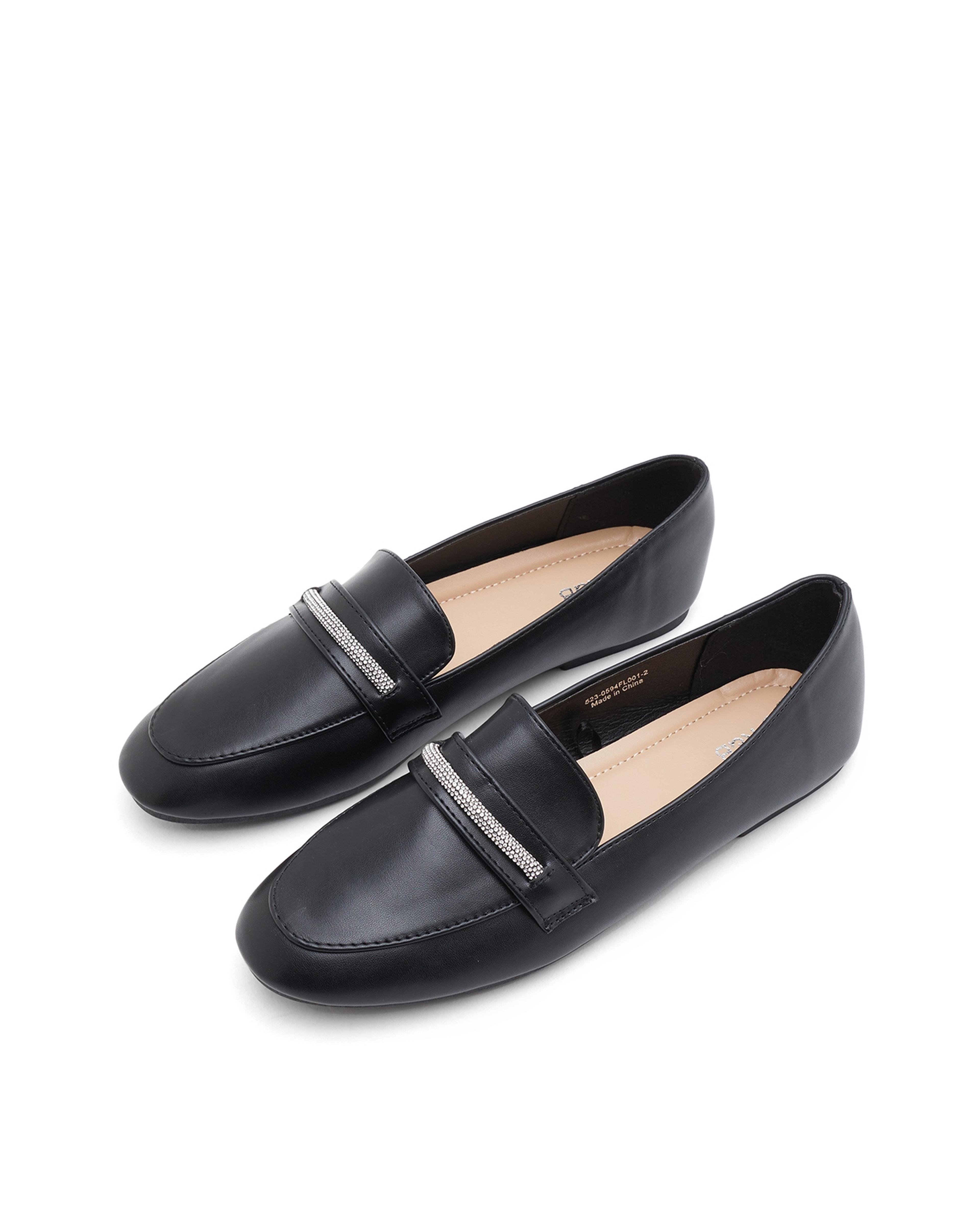 Solid Slip-On Loafers