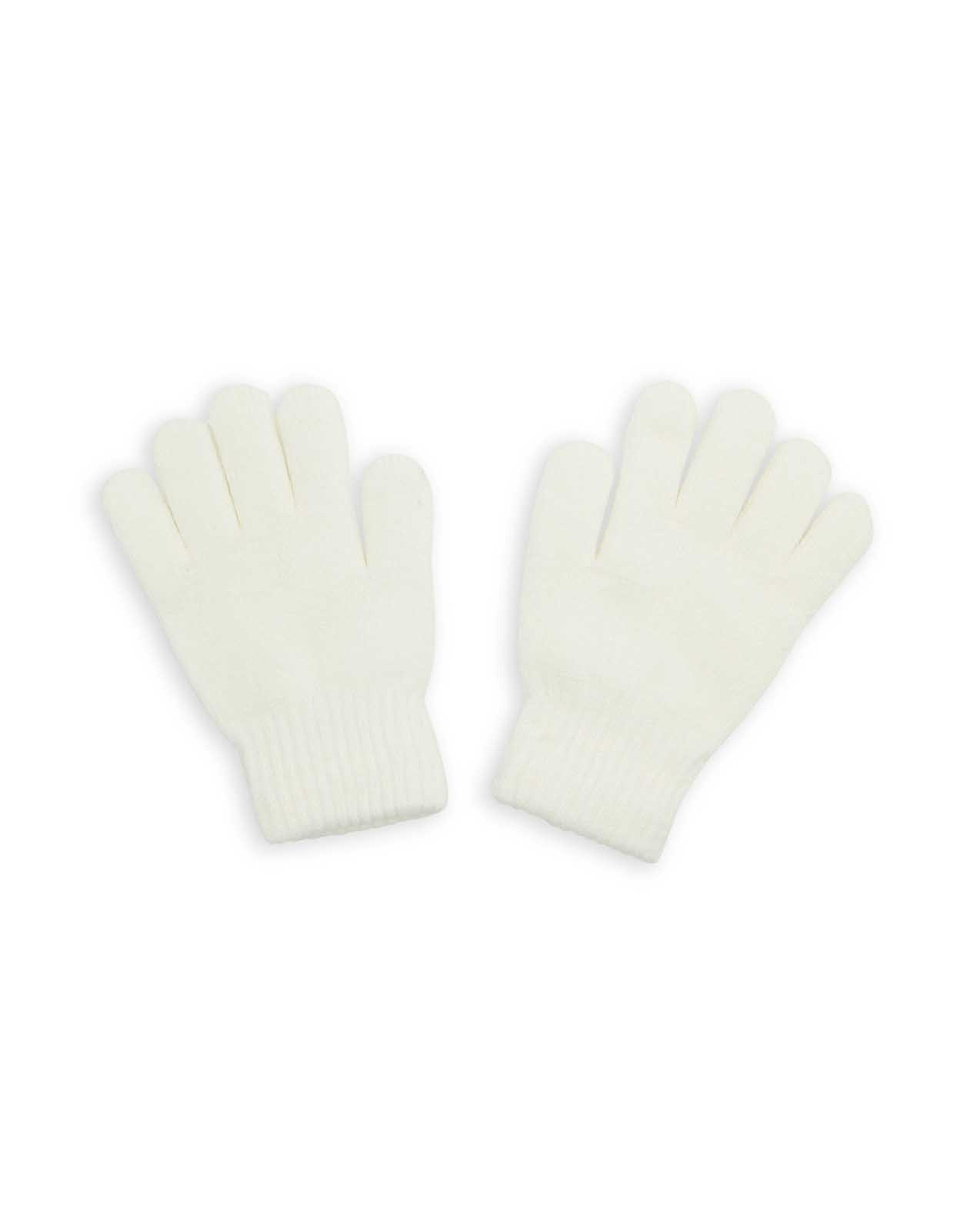 Patterned Cap, Gloves and Muffler Set