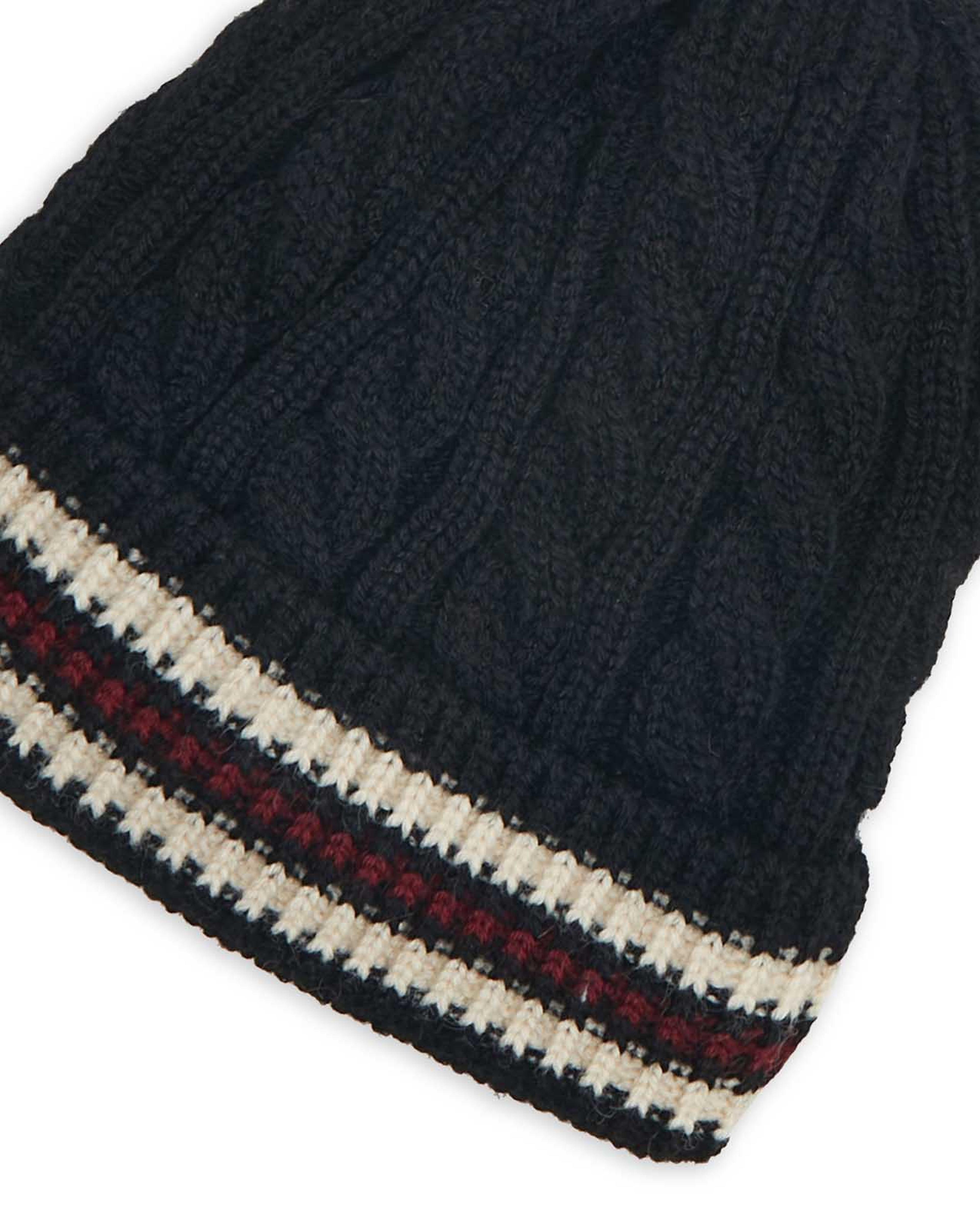 Cable Knit Beanie Cap