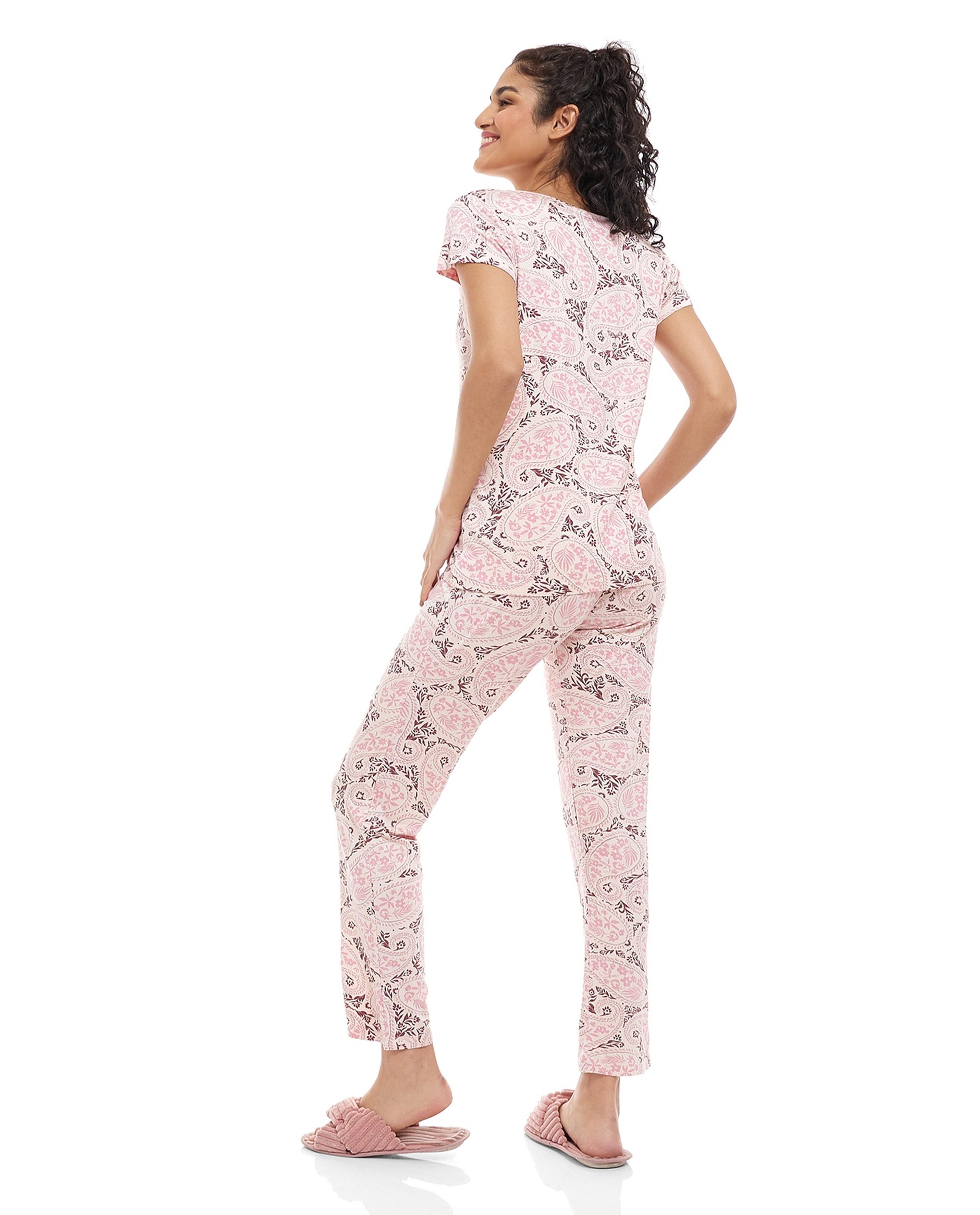 Paisley print Pyjama Set