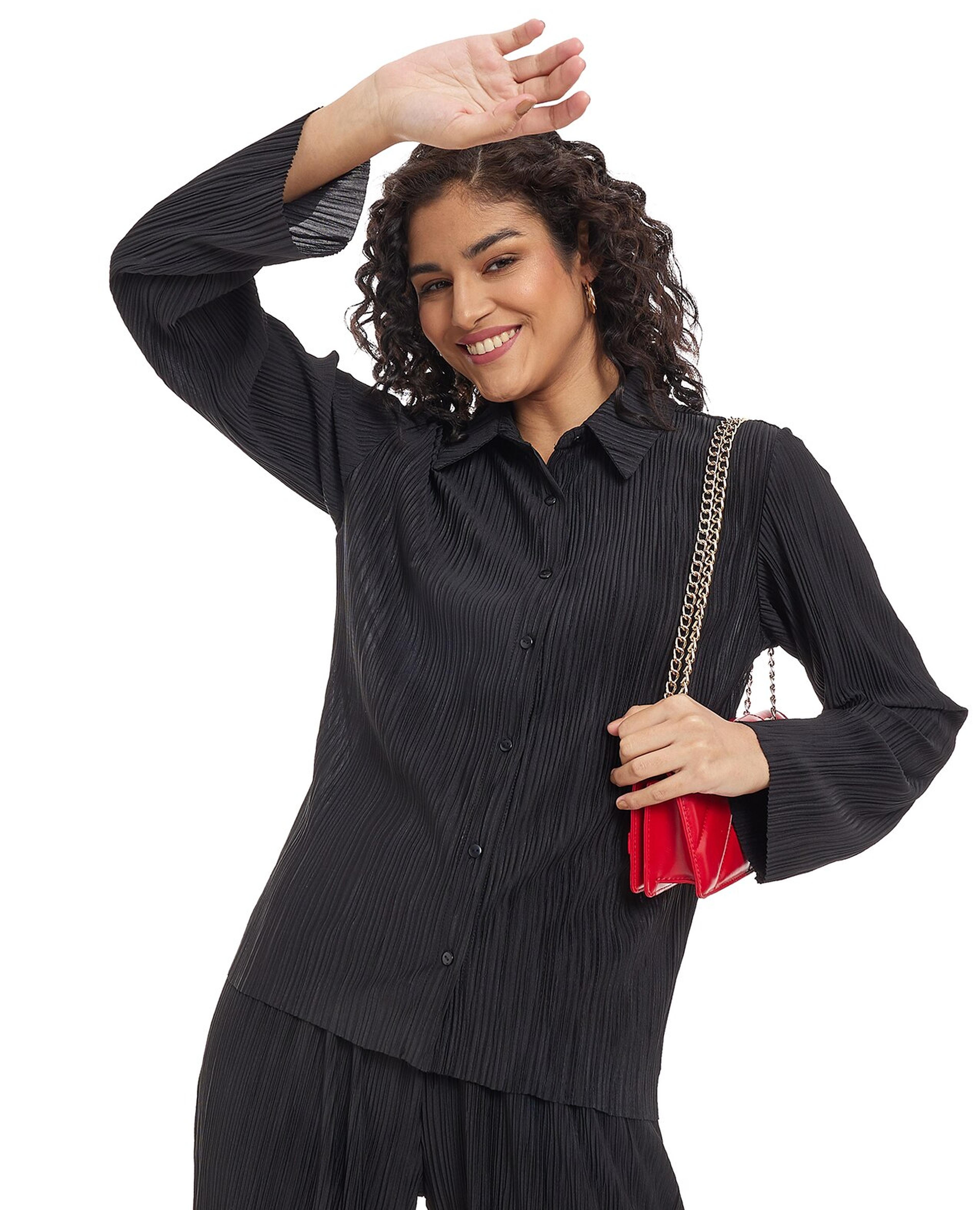 Women's Plaid Shirts Long Sleeve Cardigan Long UAE