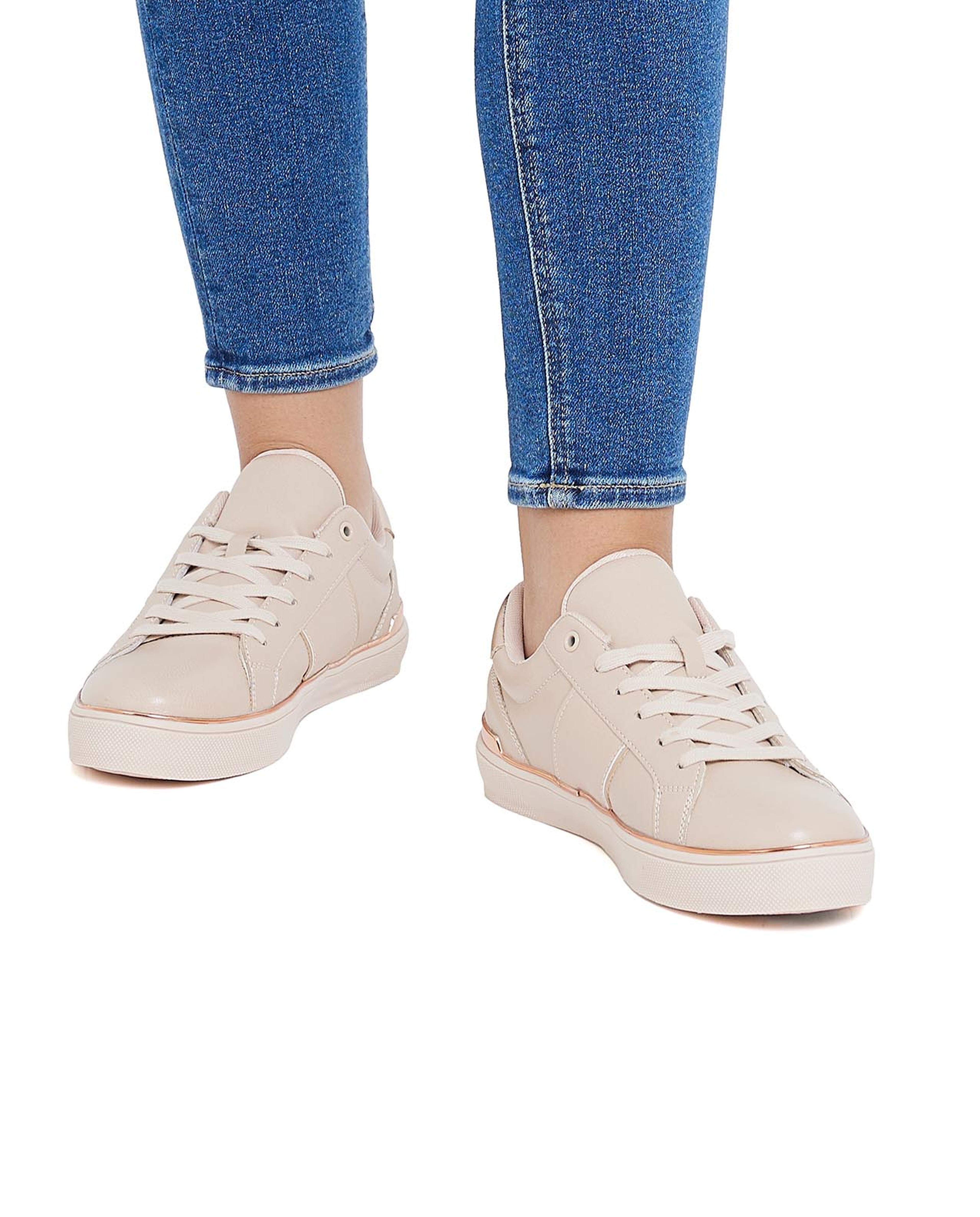 Lace-Up Low Top Sneakers