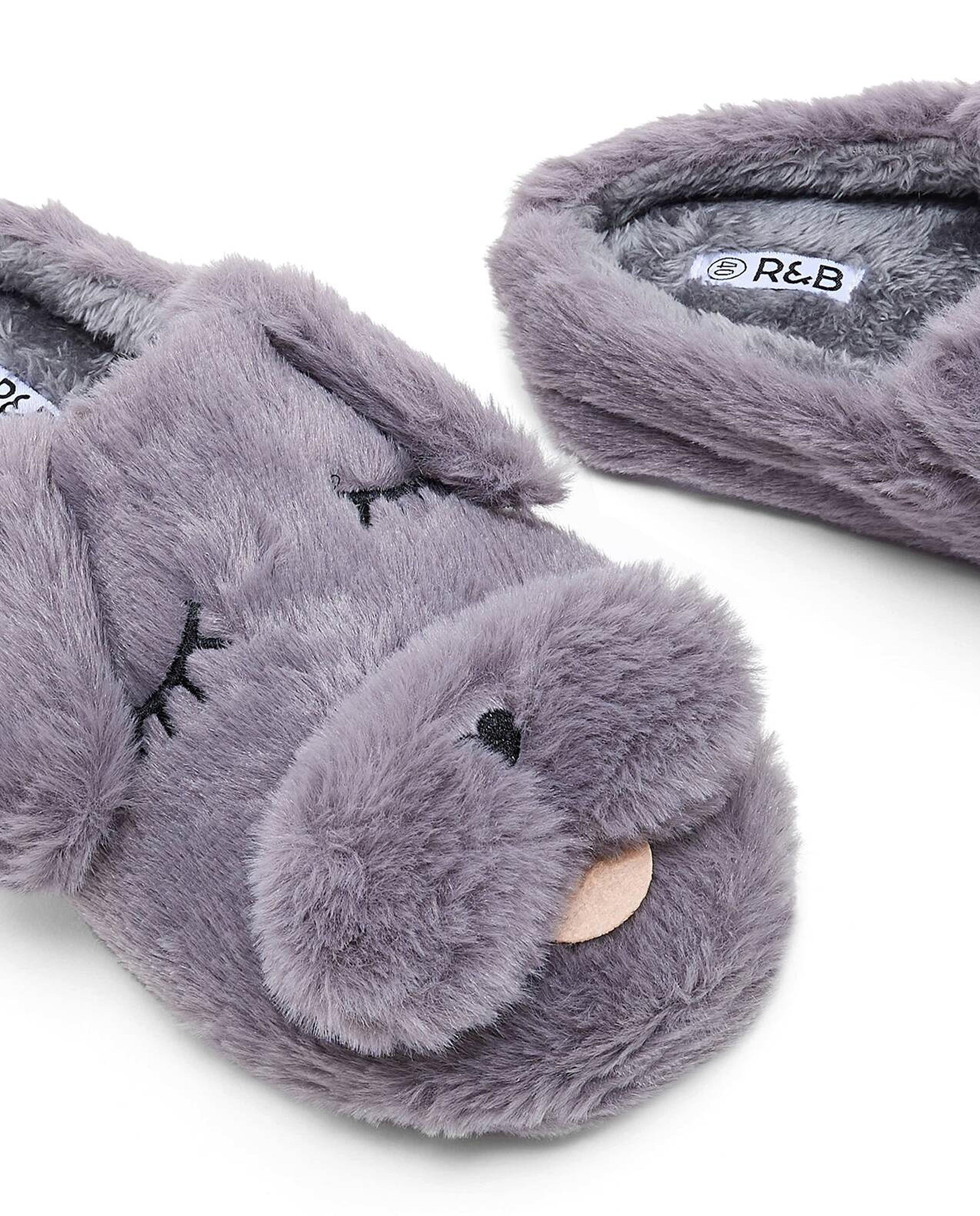 Furry Bedroom Slippers