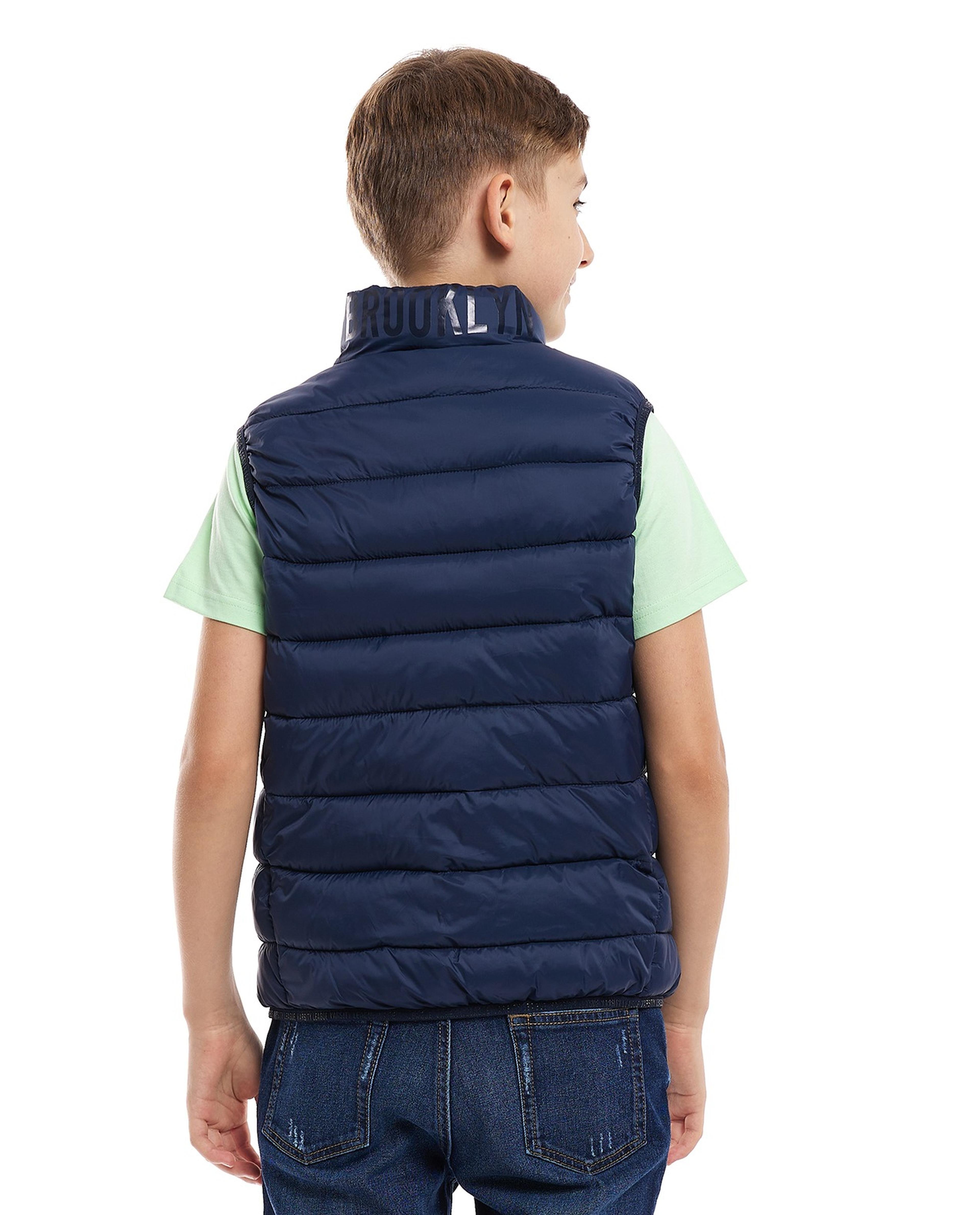 Quilted Gilet with Zipper Closure