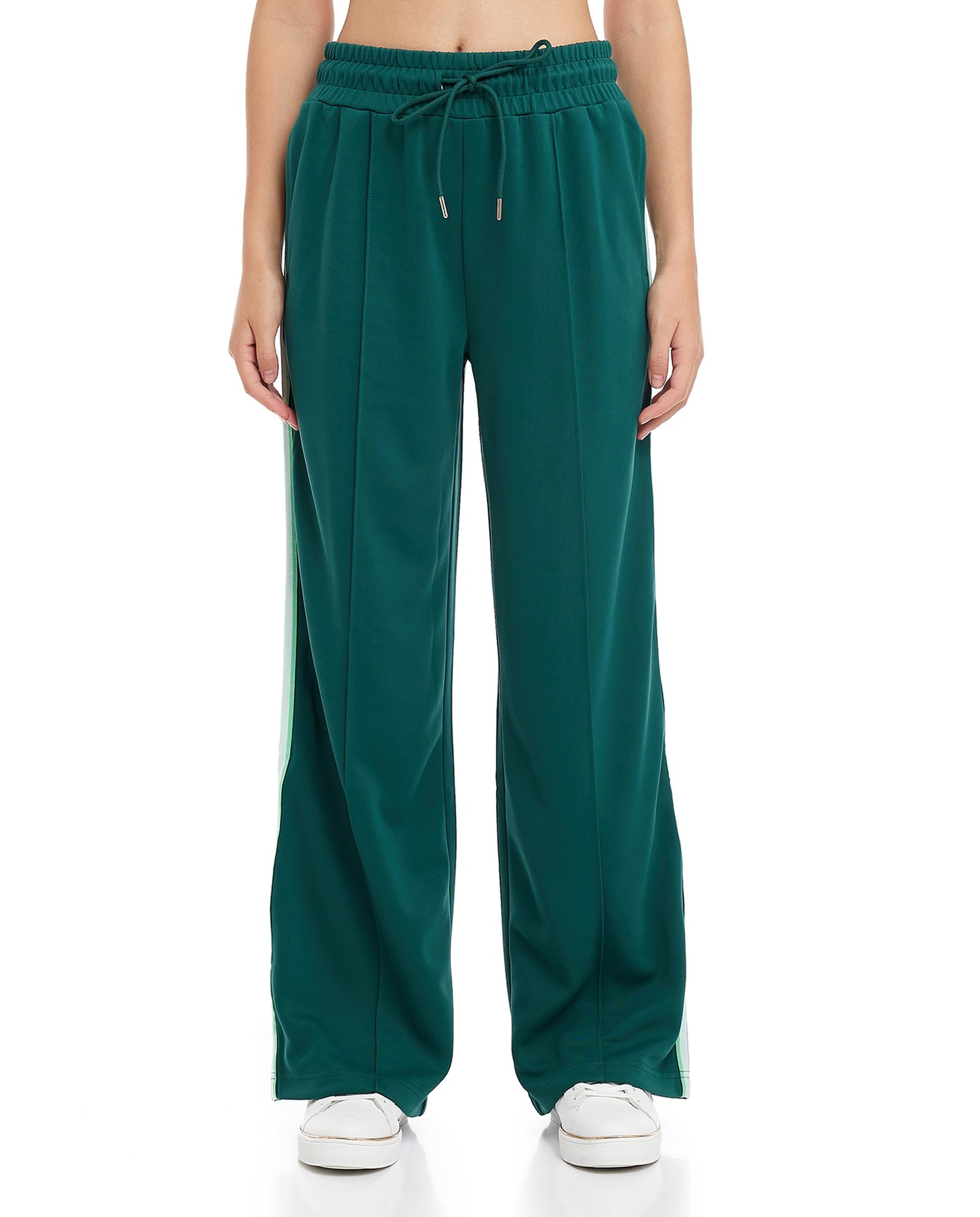Side Stripe Trackpant with Elastic Waist