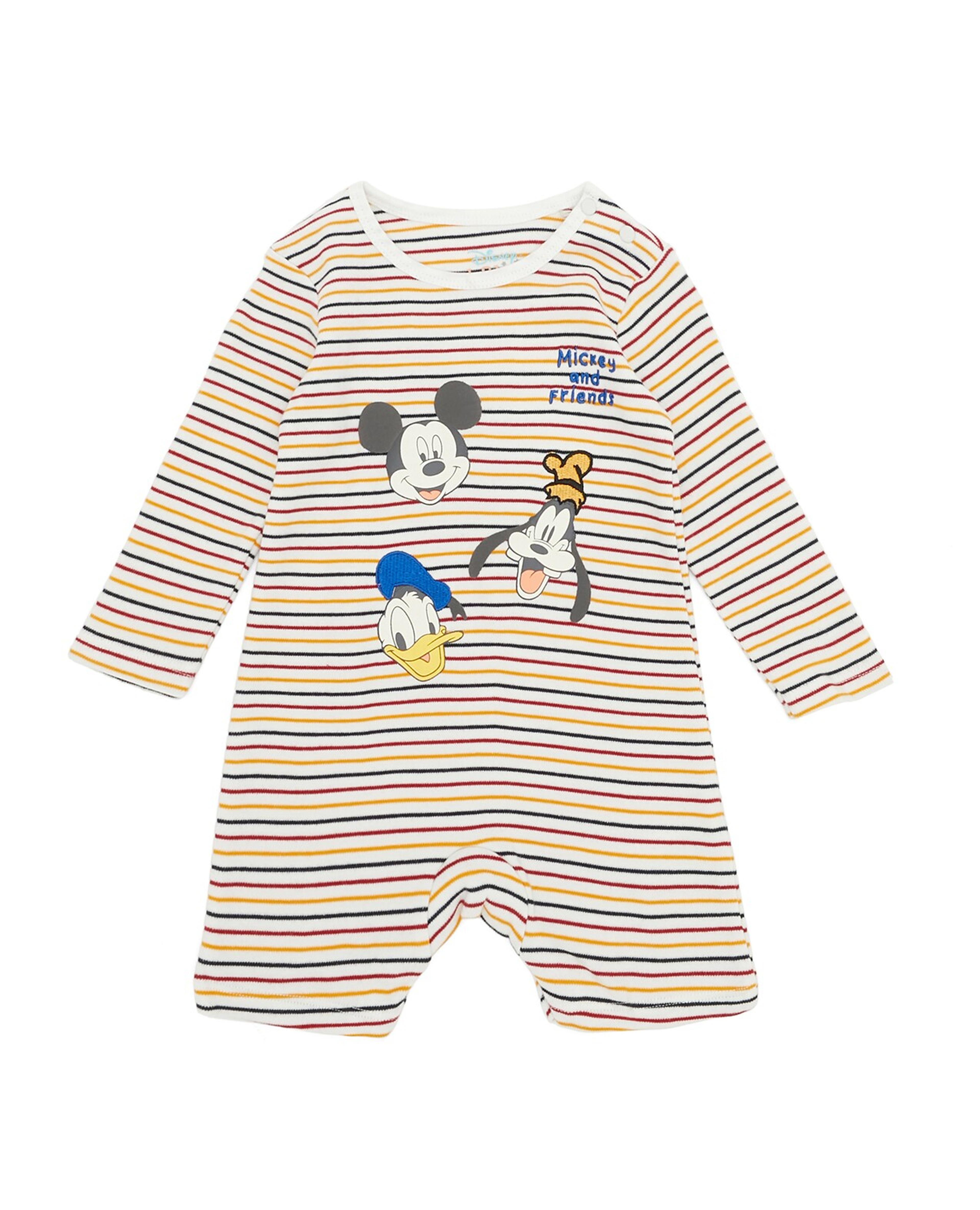 Mickey & Friends Romper with Long Sleeves
