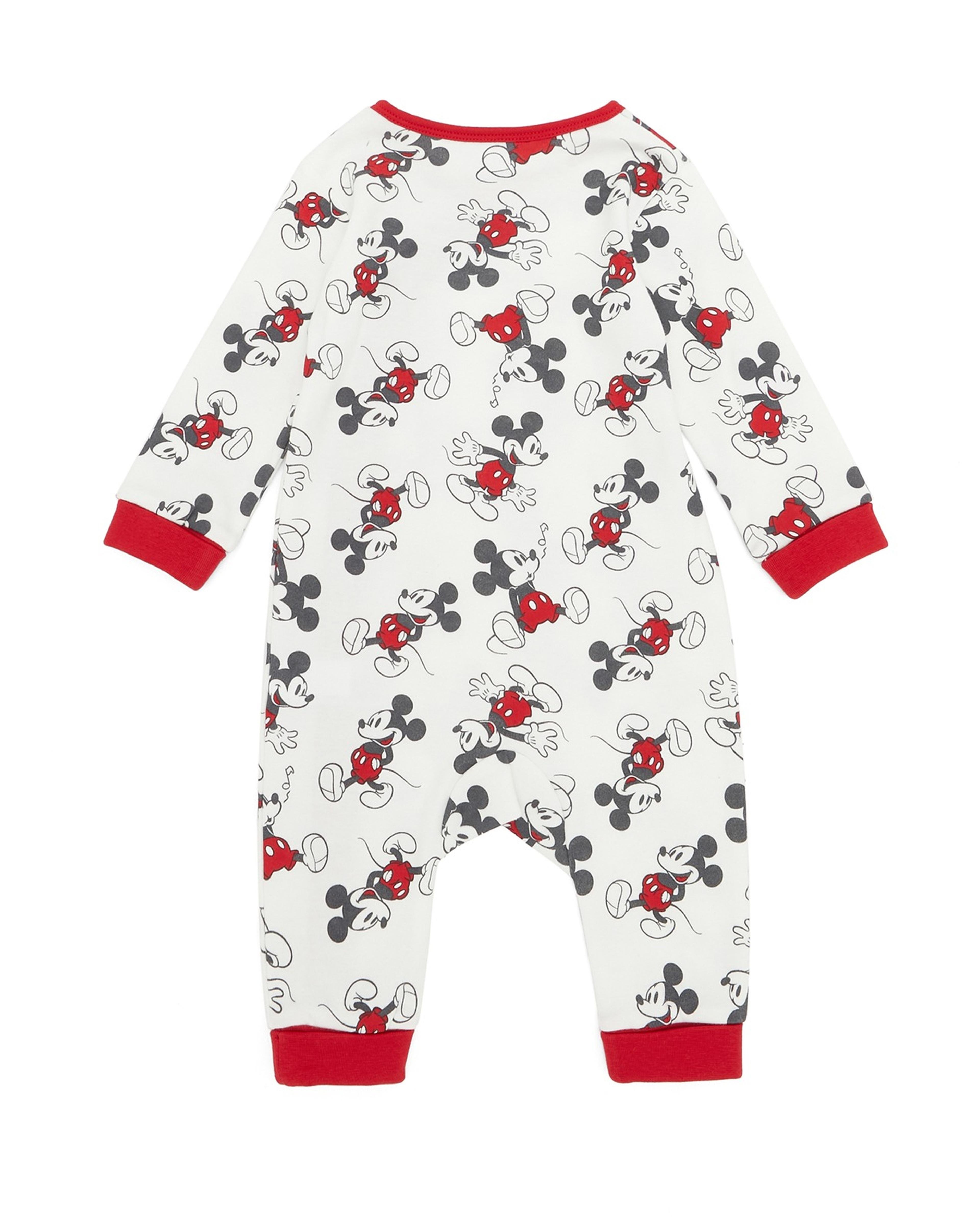 Mickey Mouse Printed Sleepsuit
