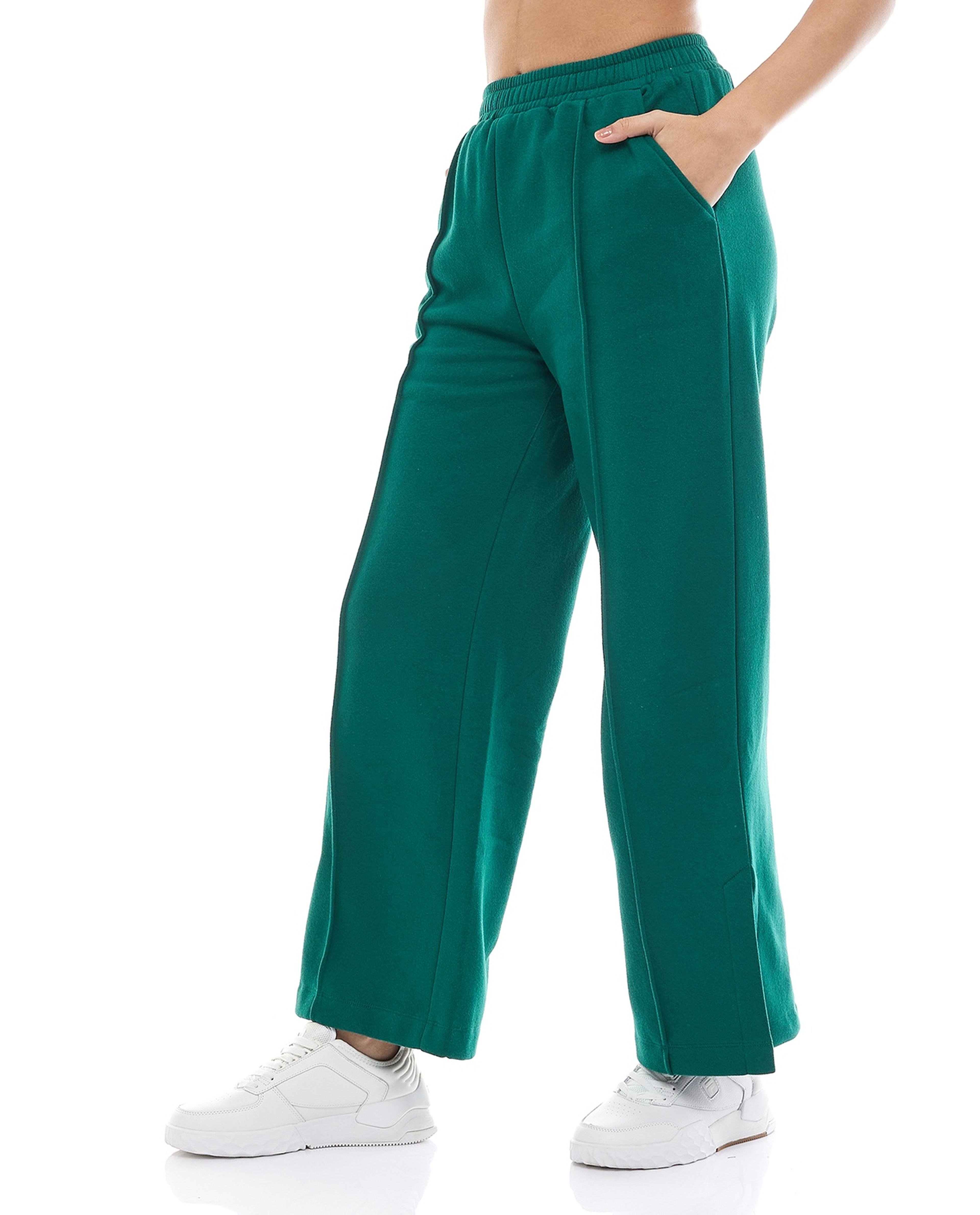 Solid Sweatpants with Elastic Waist