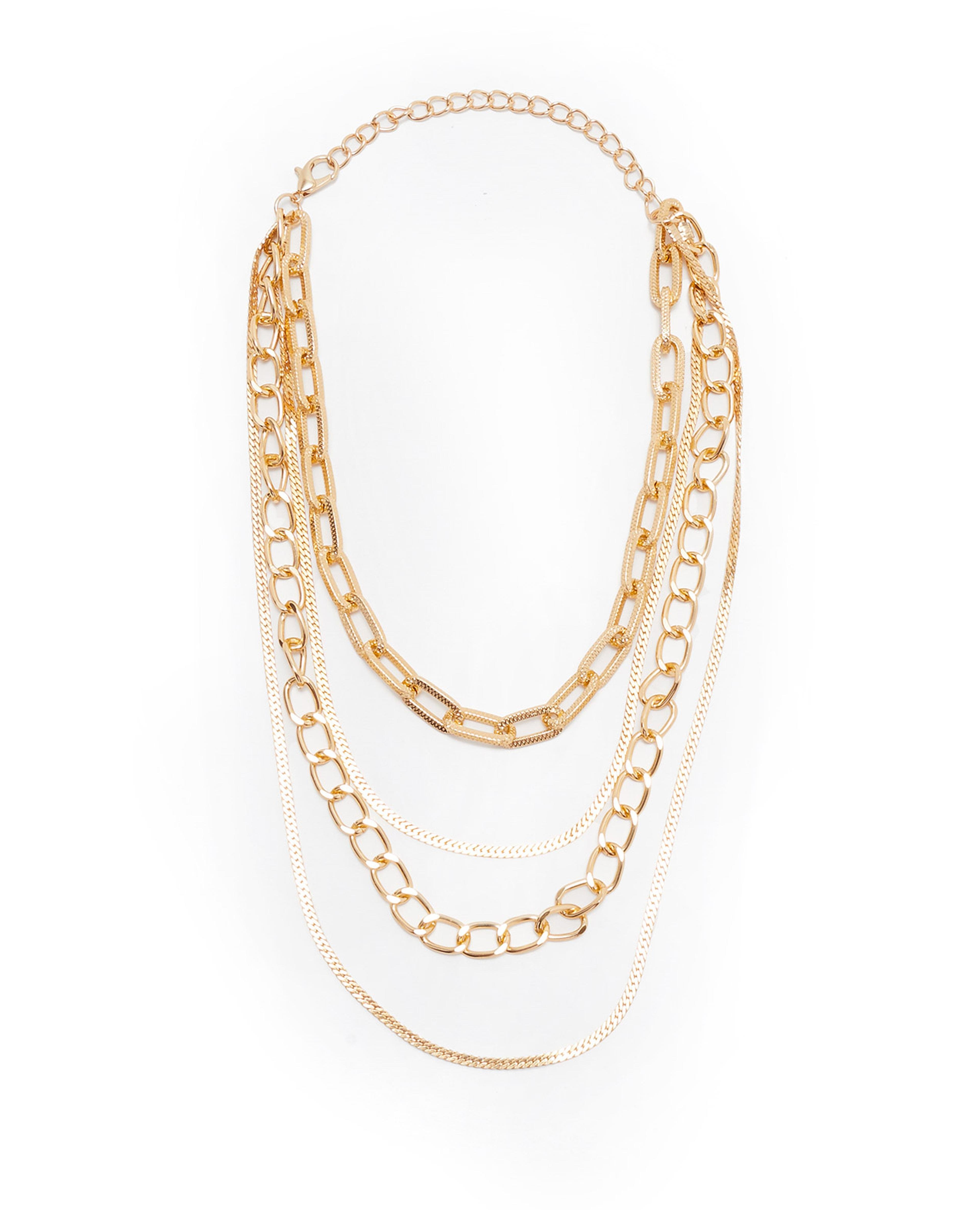 Gold-Tone Layered Necklace