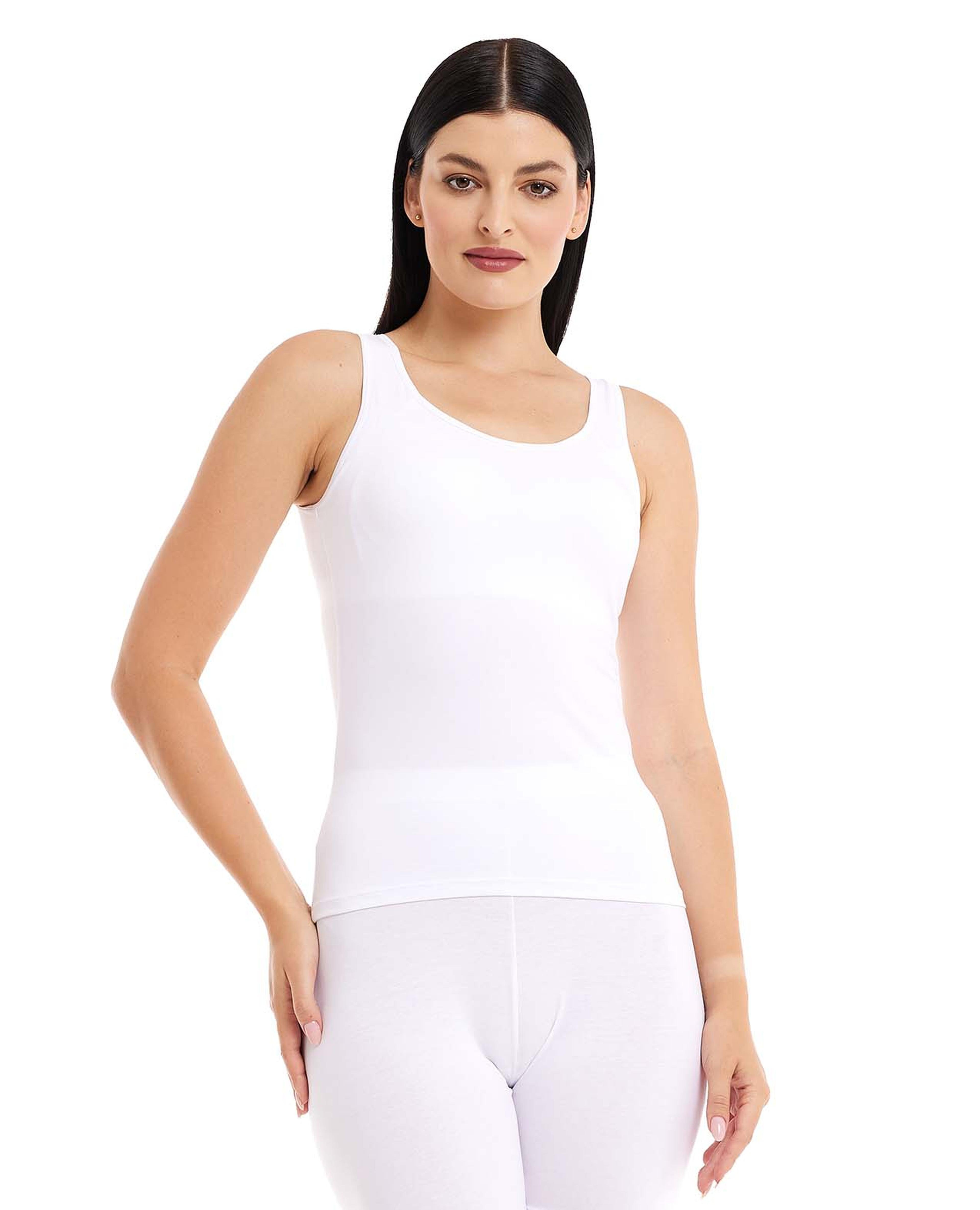 Solid Tank Top with Moulded Cup