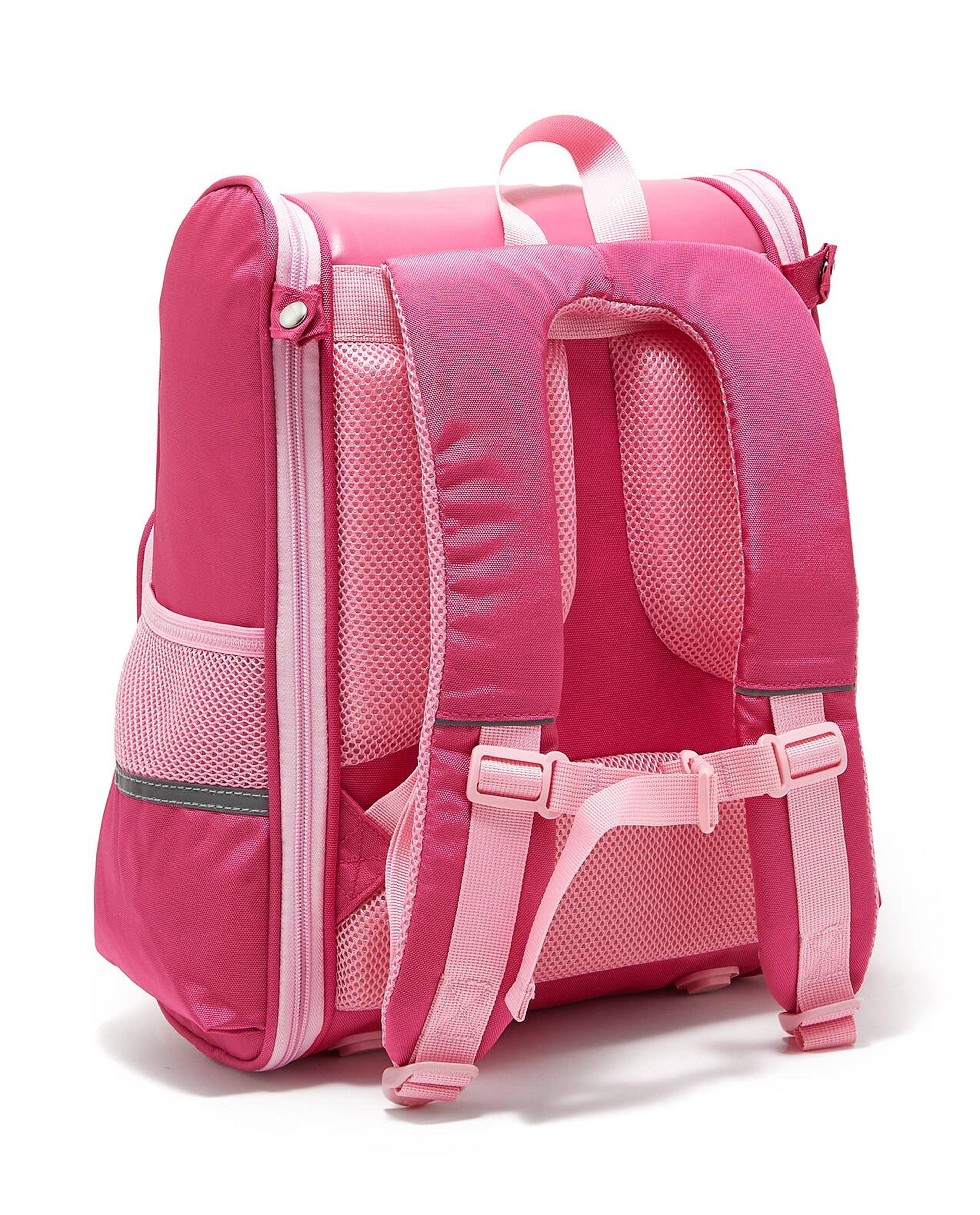 Color Block Backpack with Pencil Case