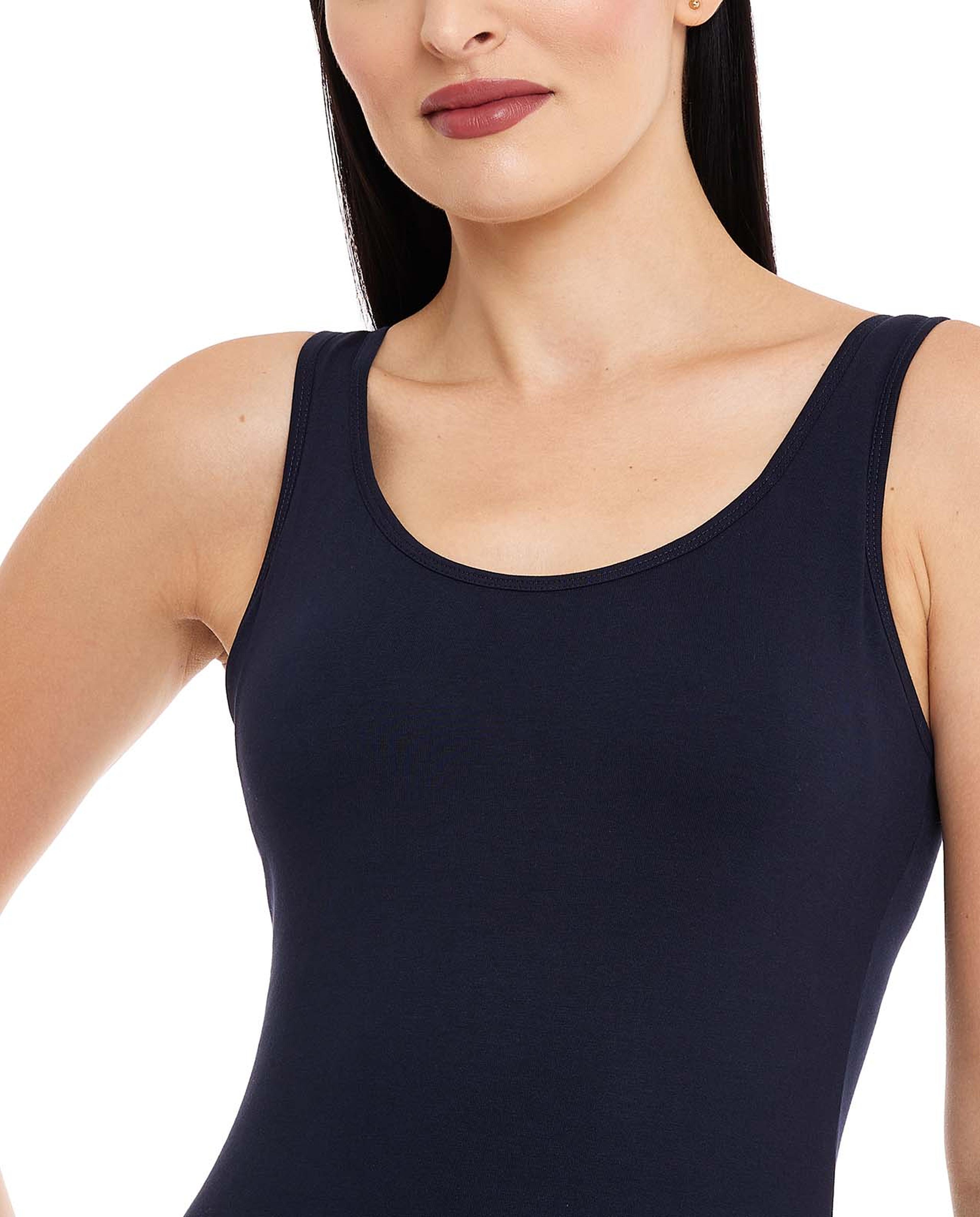 Solid Tank Top with Moulded Cup