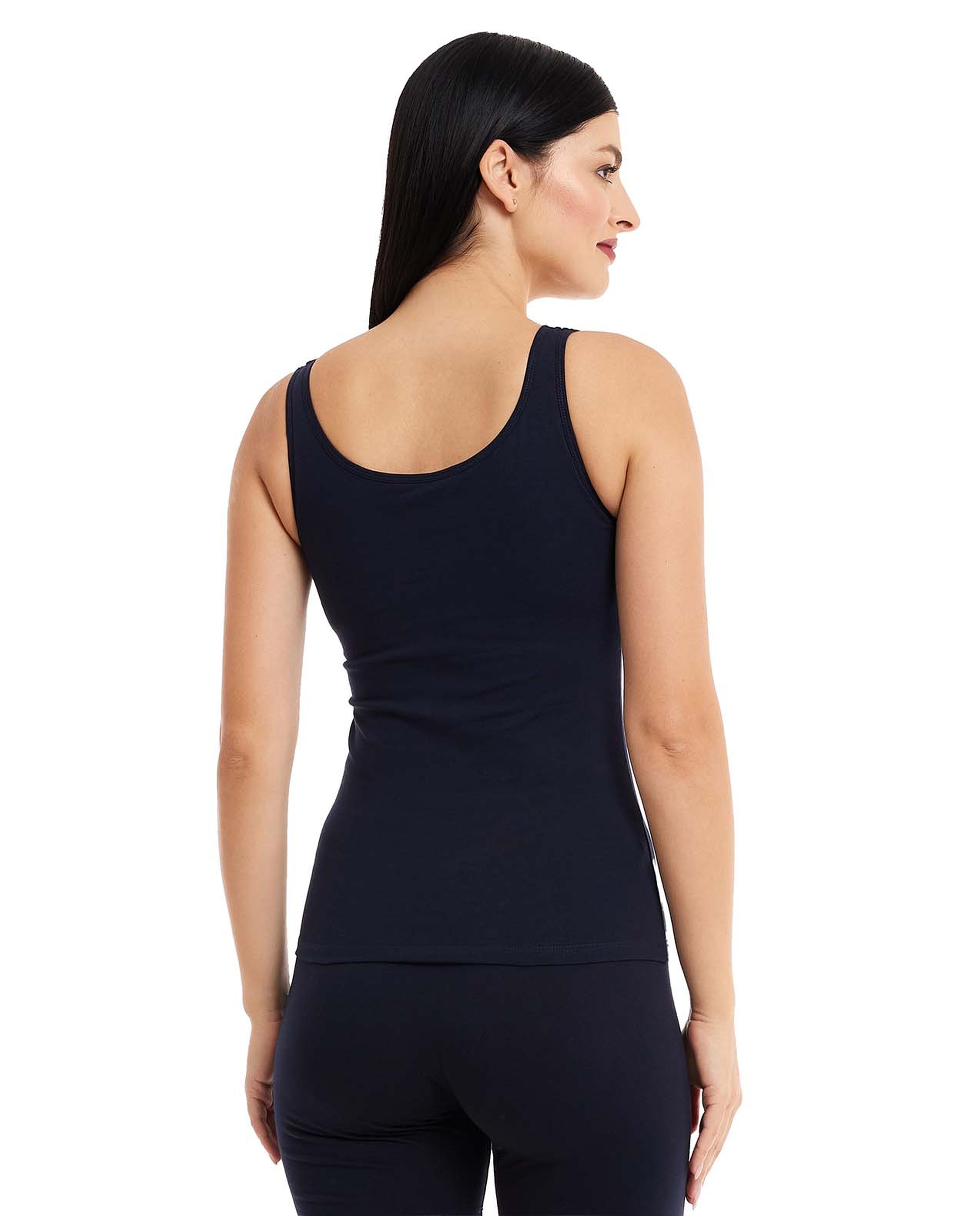 Solid Tank Top with Moulded Cup