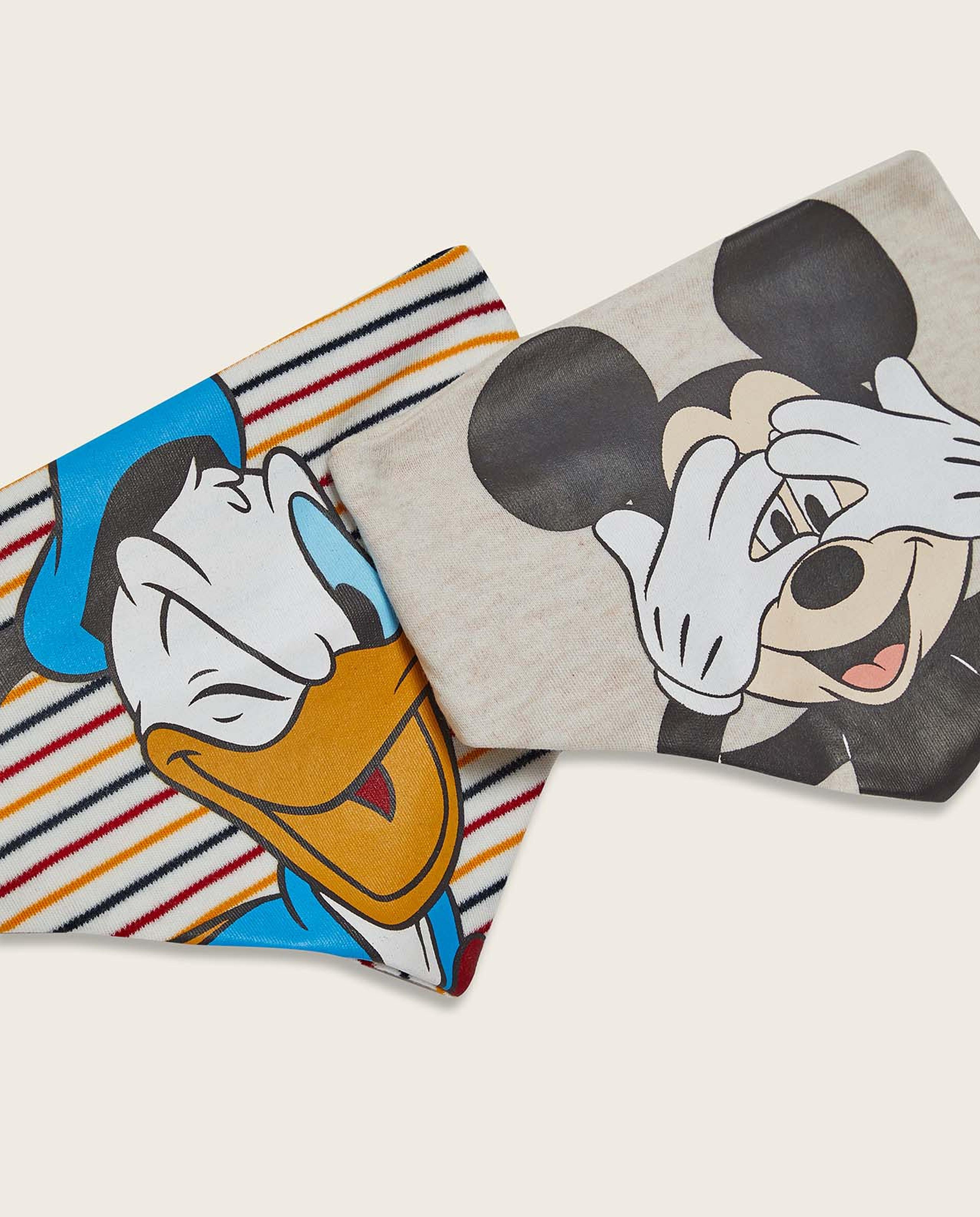 Mickey Mouse & Donald Duck Printed Cap Set