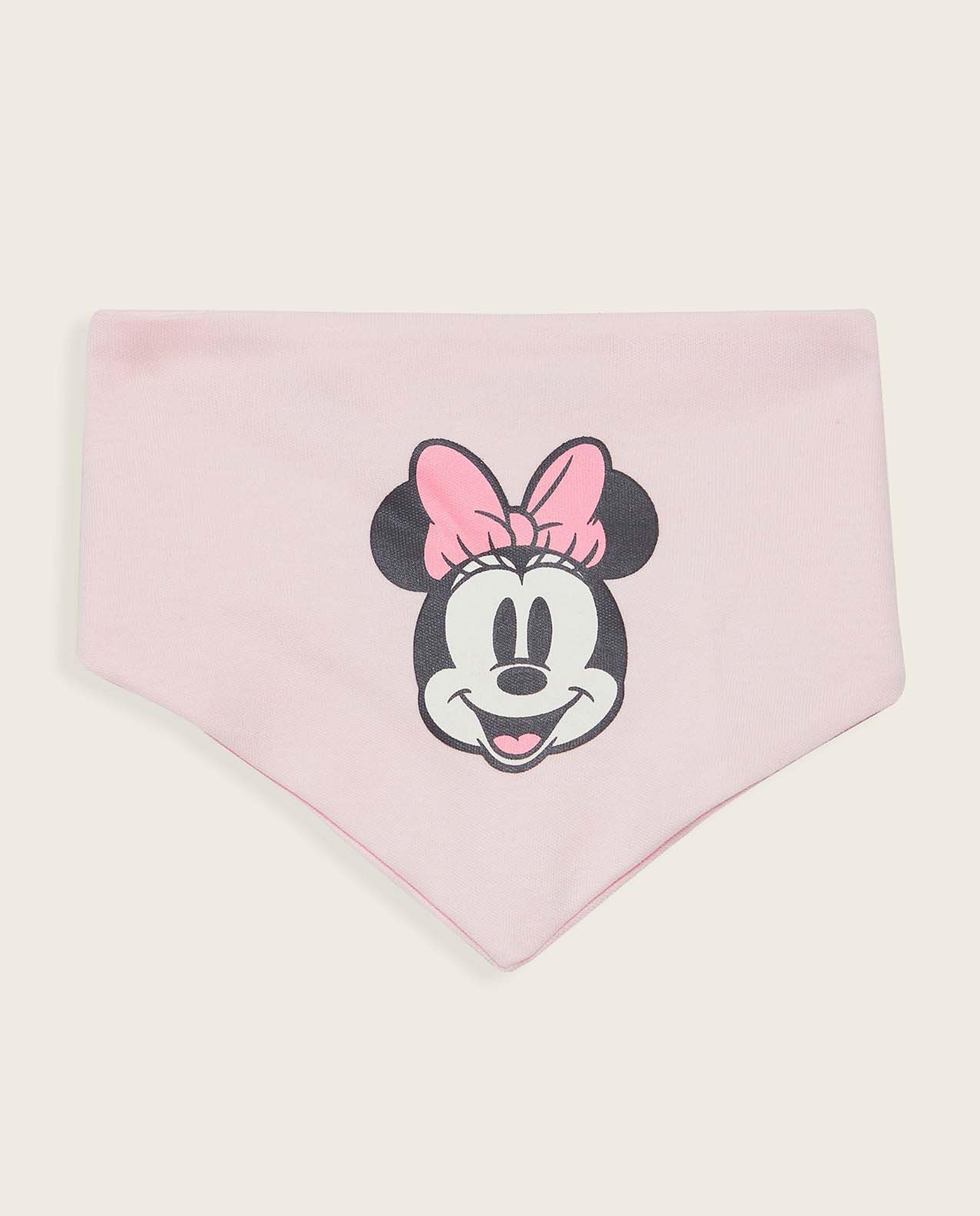 3 Piece Minnie Mouse Print Clothing Set
