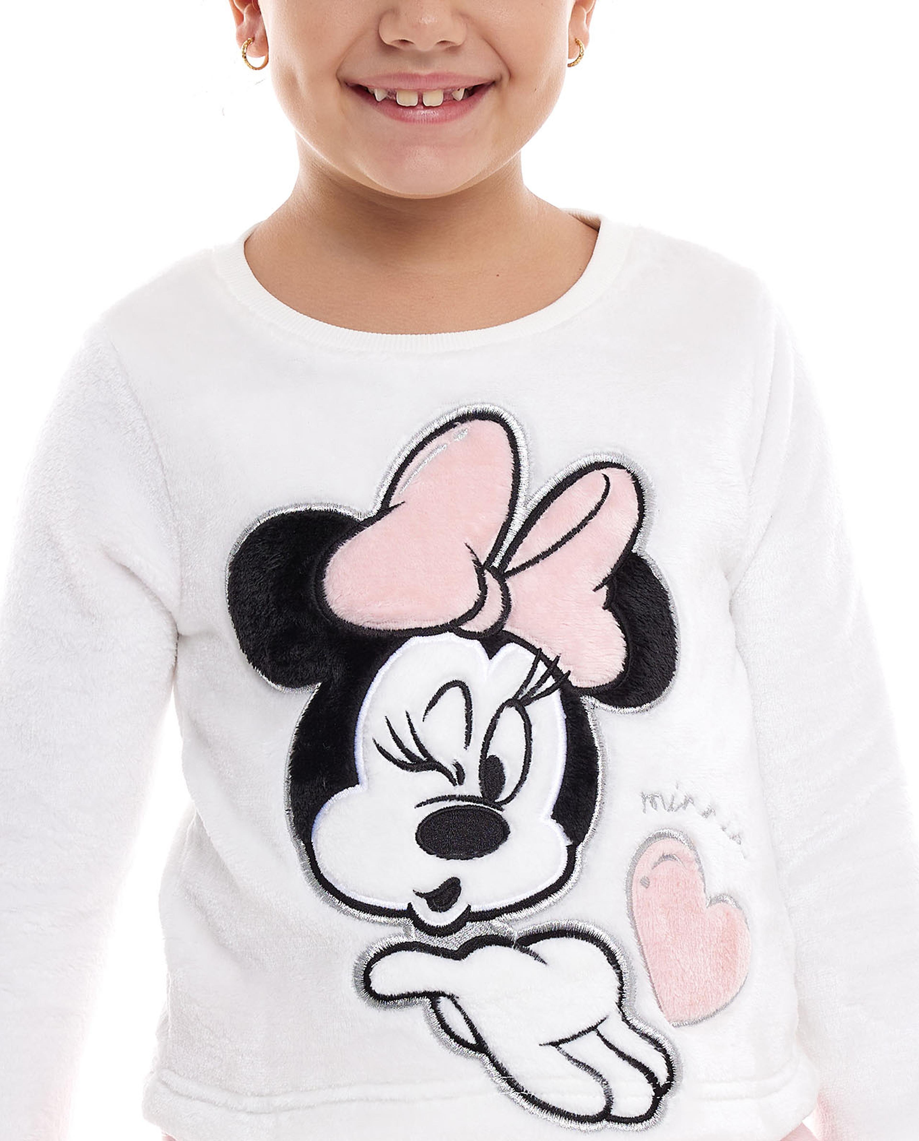 Minnie Mouse Print Pyjama Set