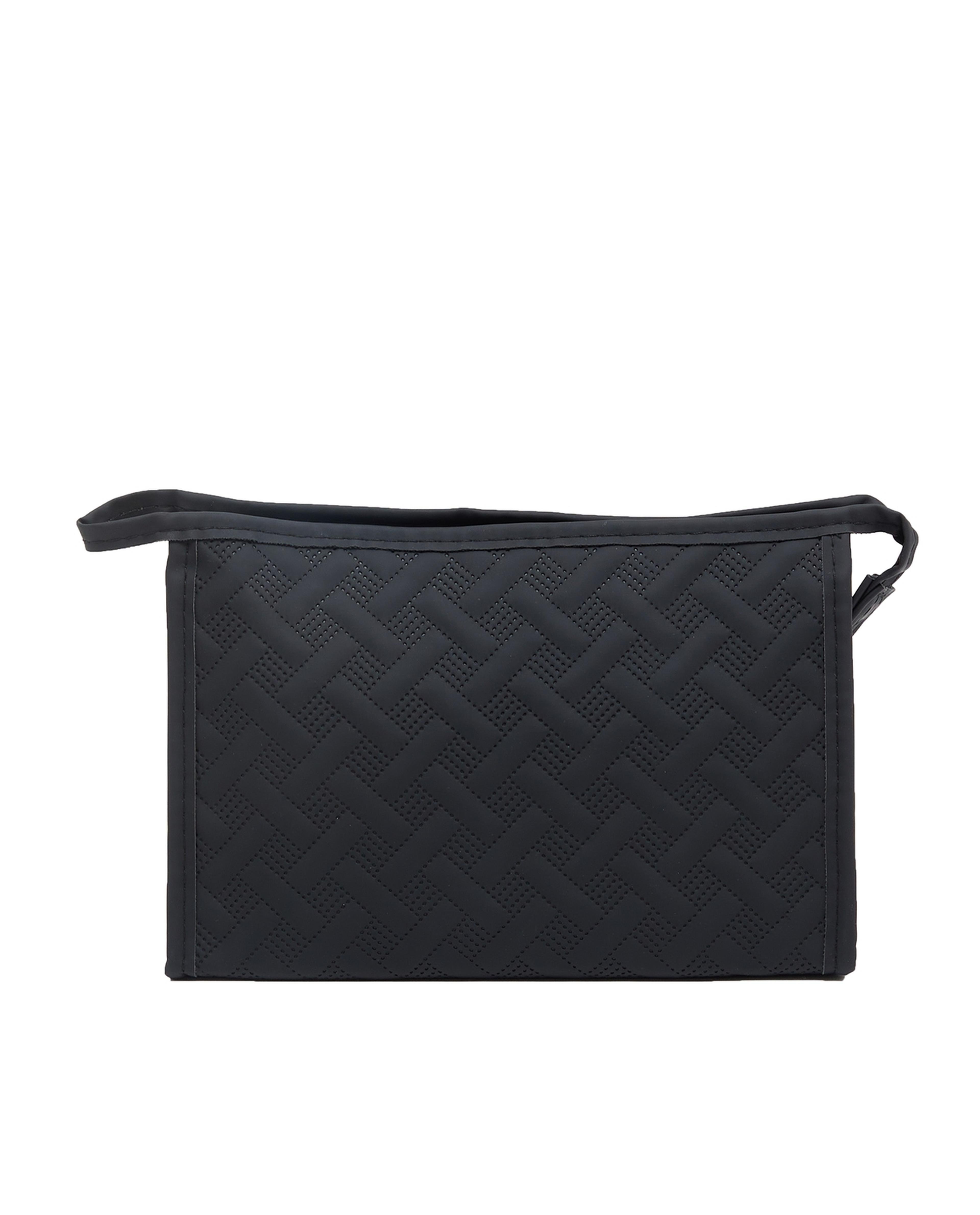 Self Patterned Cosmetic Pouch