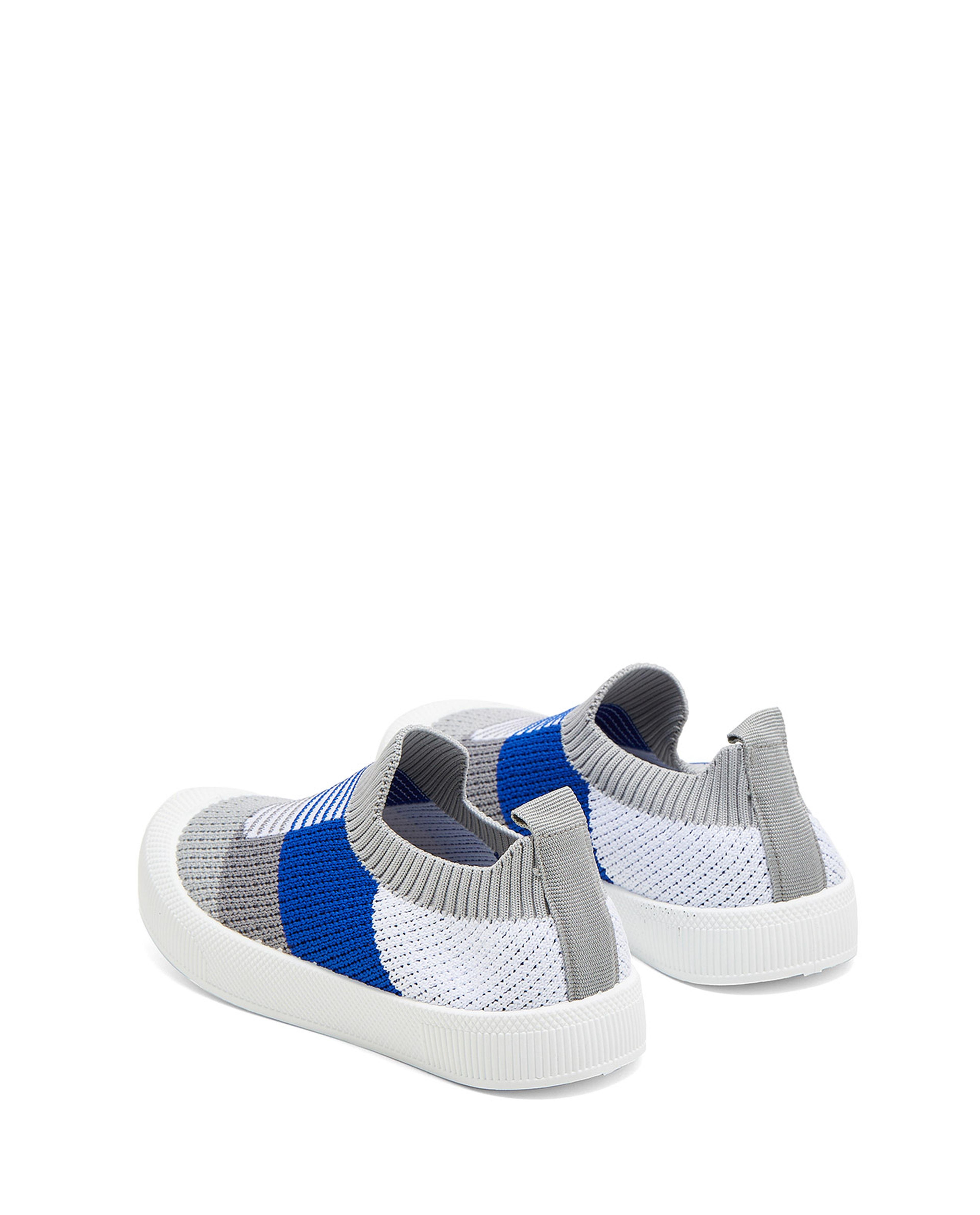 Color Block Knitted Slip-On Shoes