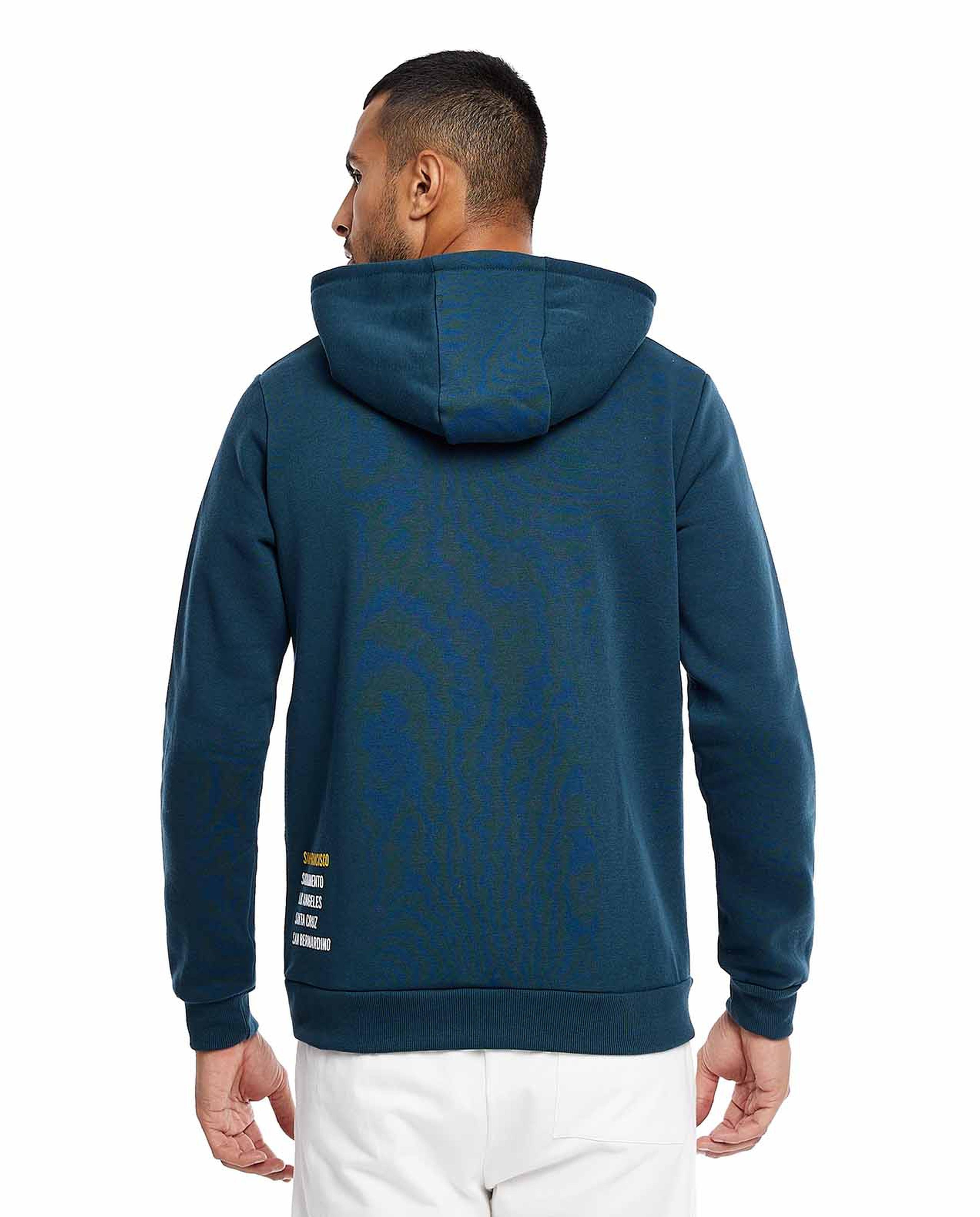 Applique Detail Hoodie with Long Sleeves