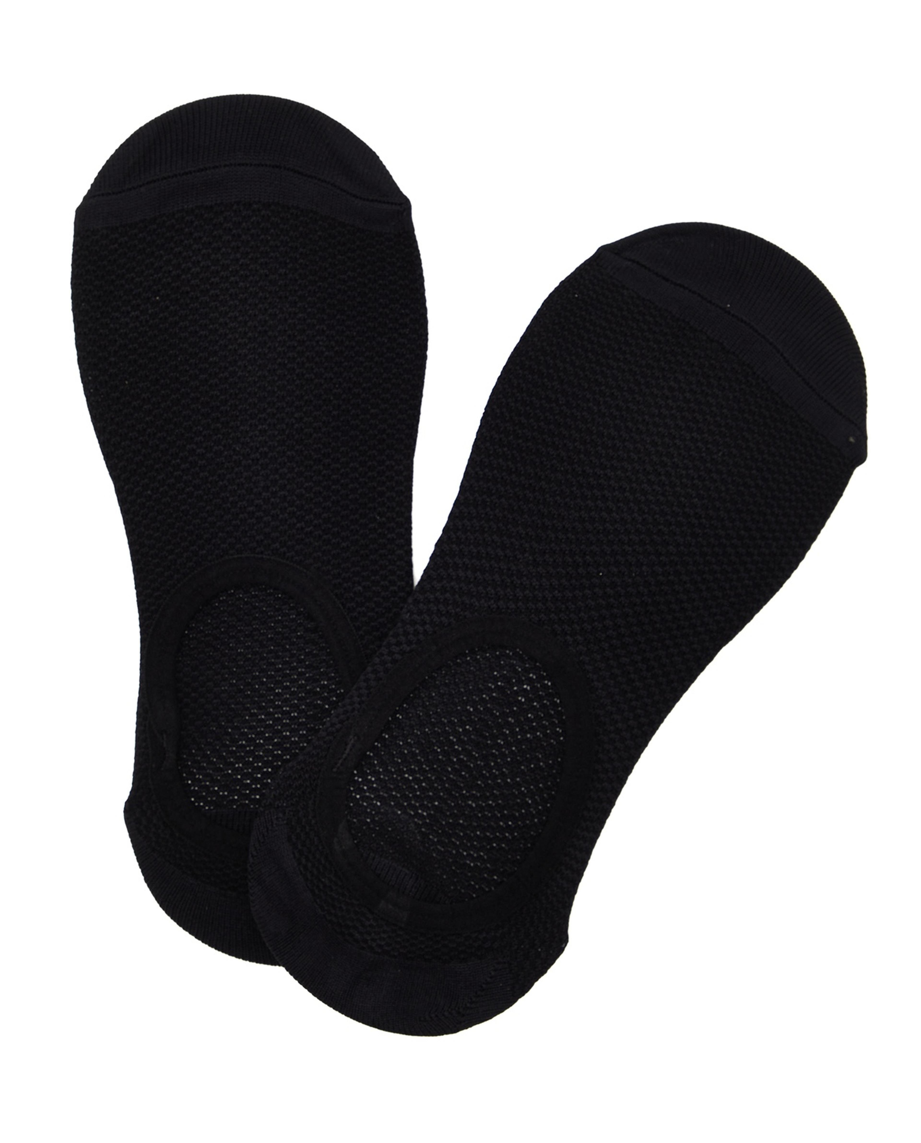 3 Pack Textured No Show Socks