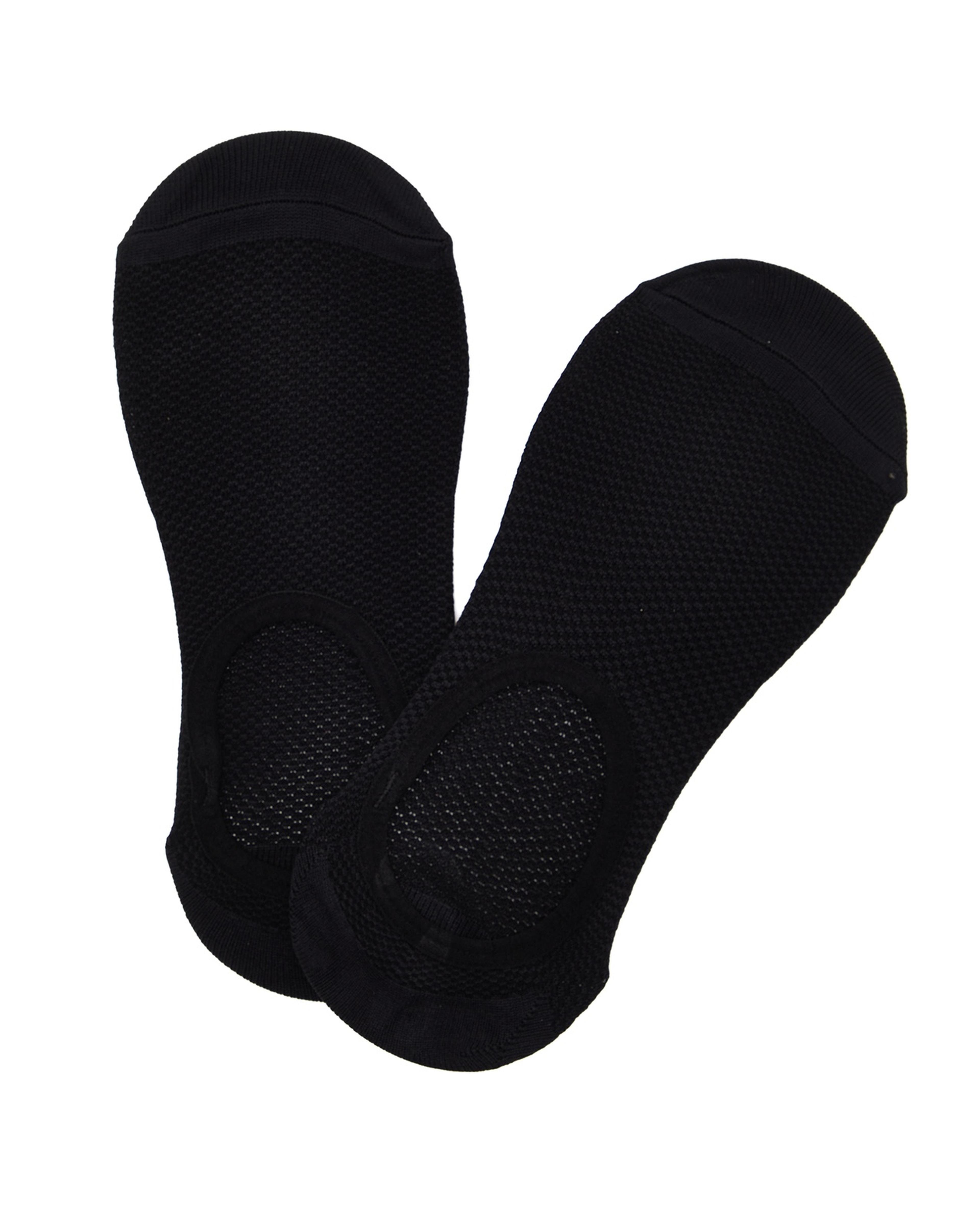 3 Pack Textured No Show Socks