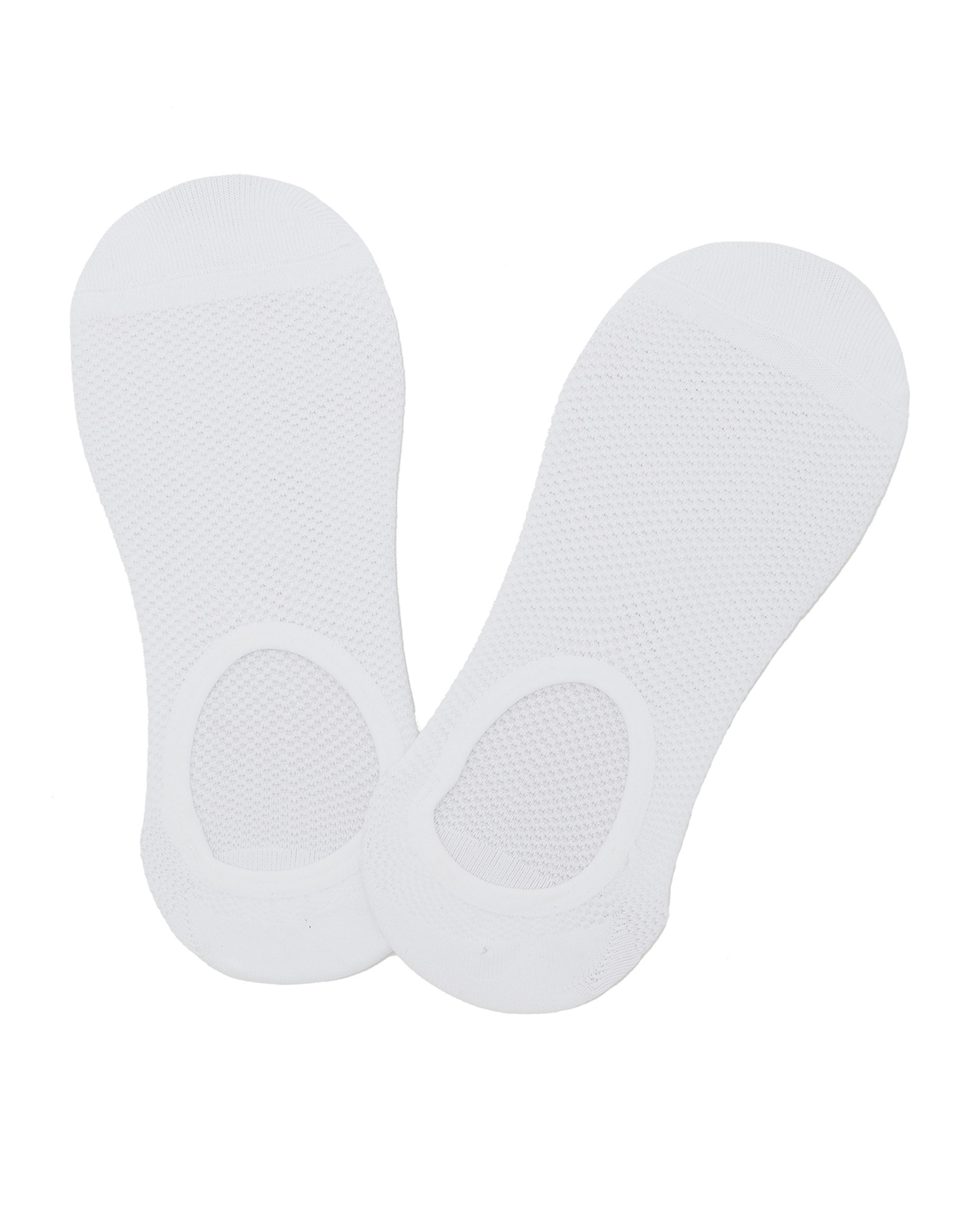 3 Pack Textured No Show Socks