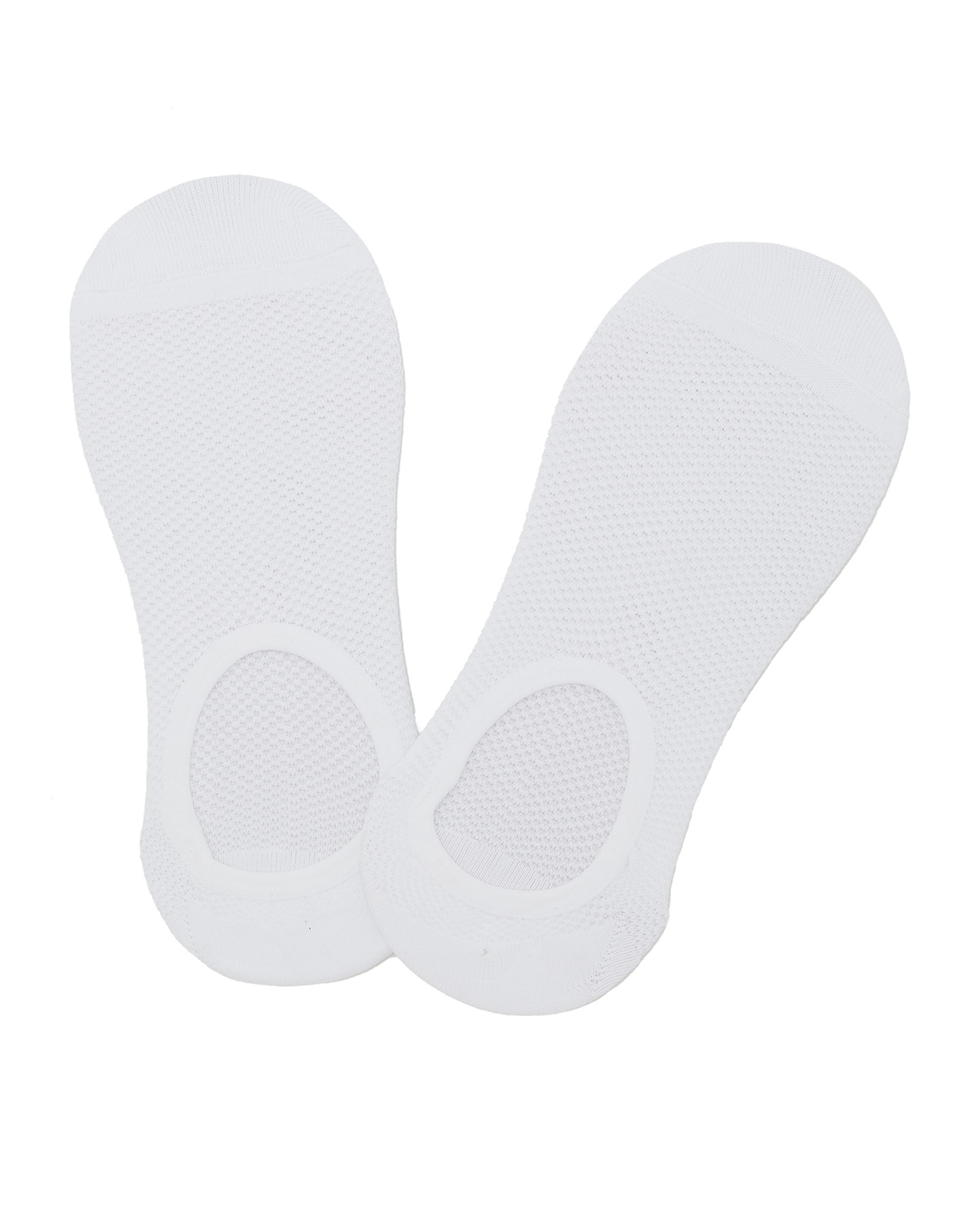 3 Pack Textured No Show Socks