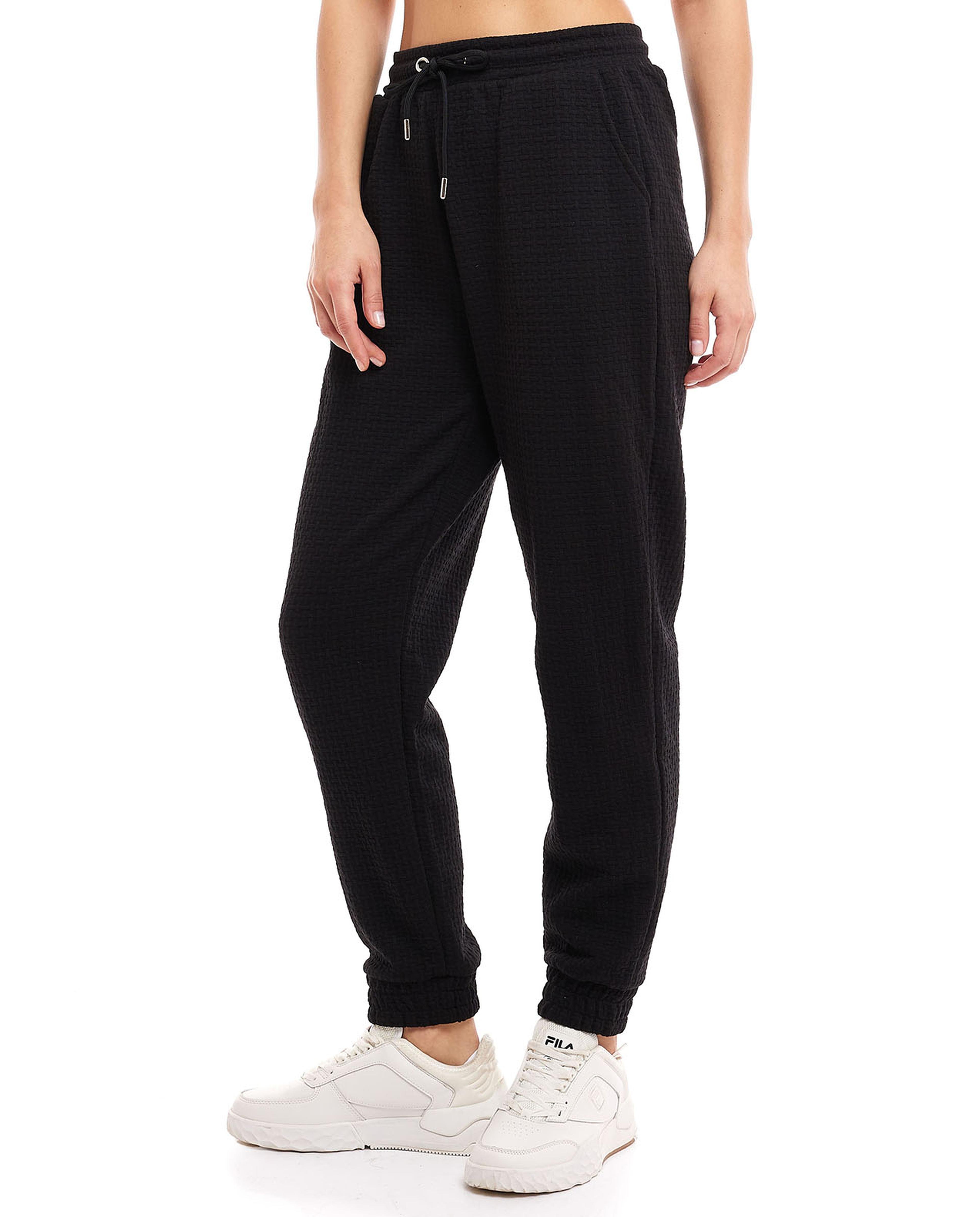Solid Joggers with Drawstring Waist