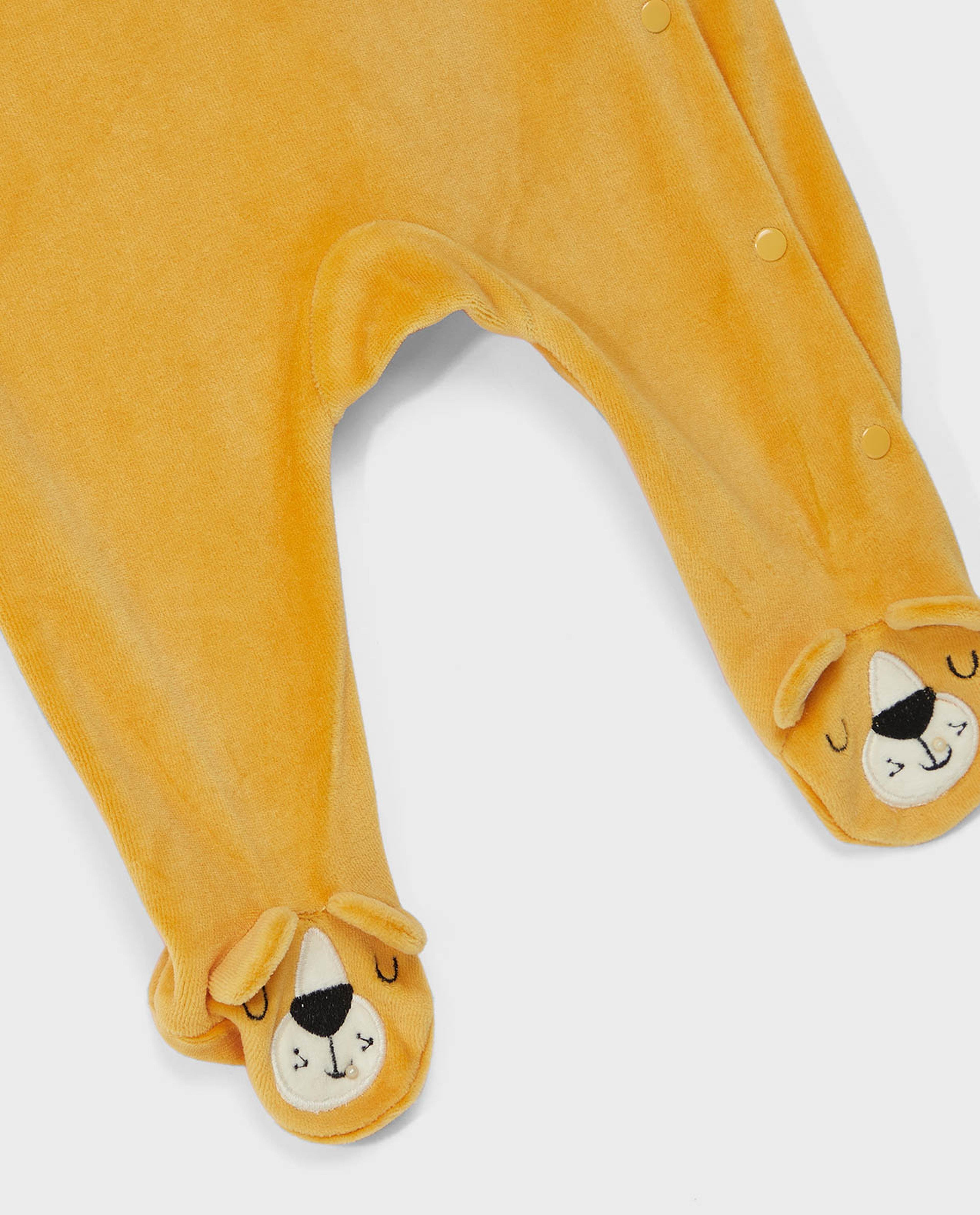 Applique Detail Footed Sleepsuit