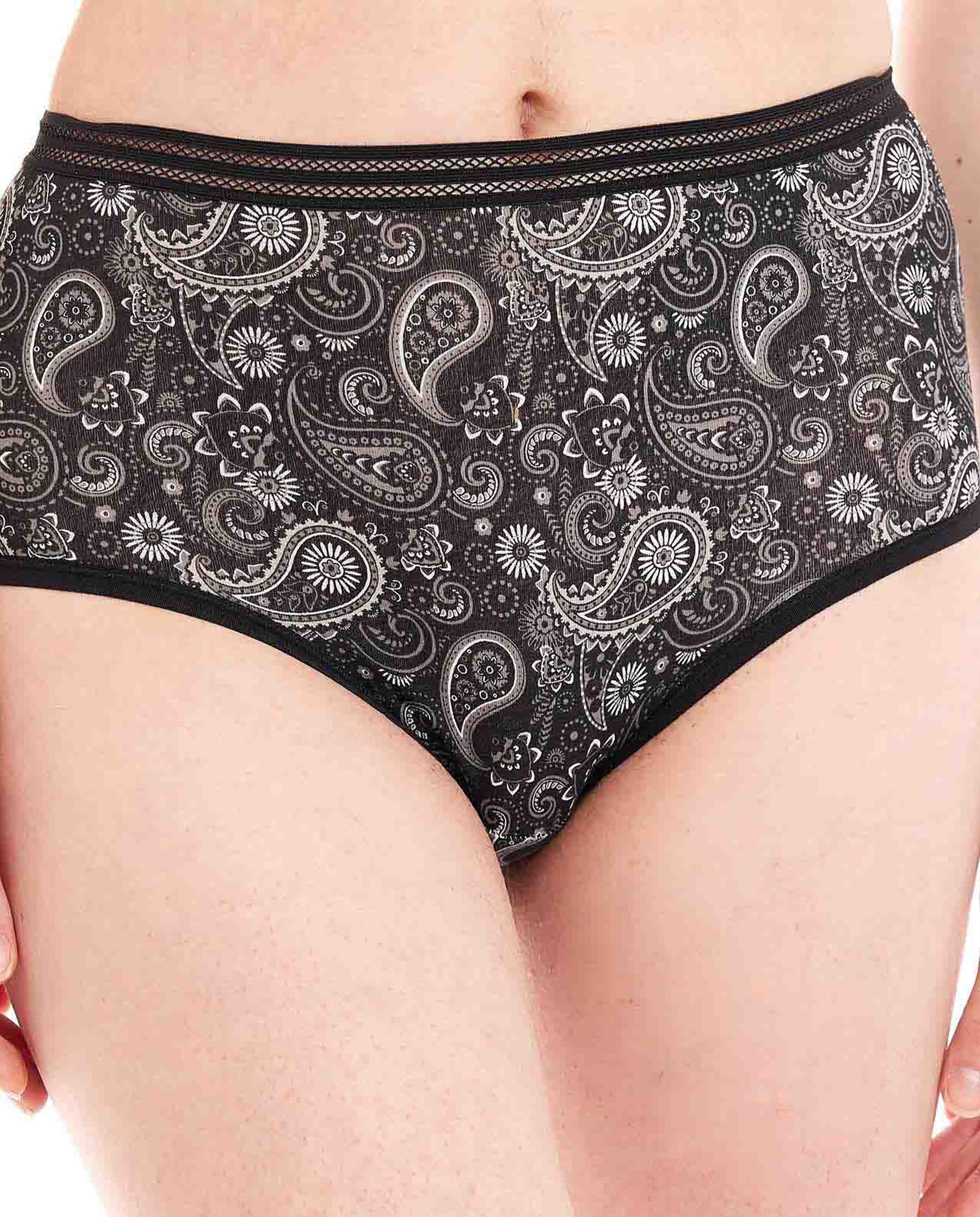 Pack of 5 Printed Hipster Briefs