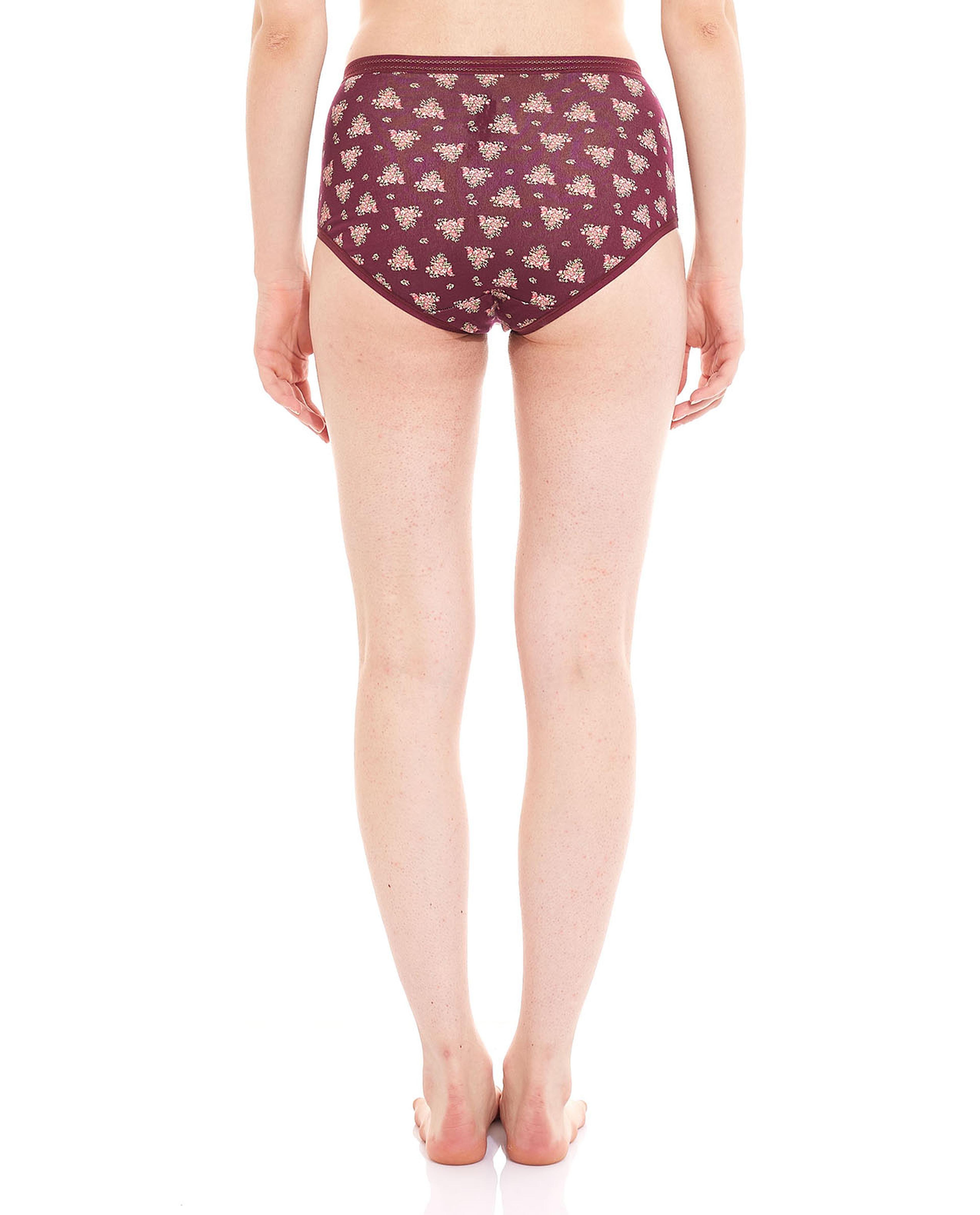 Pack of 5 Printed Hipster Briefs
