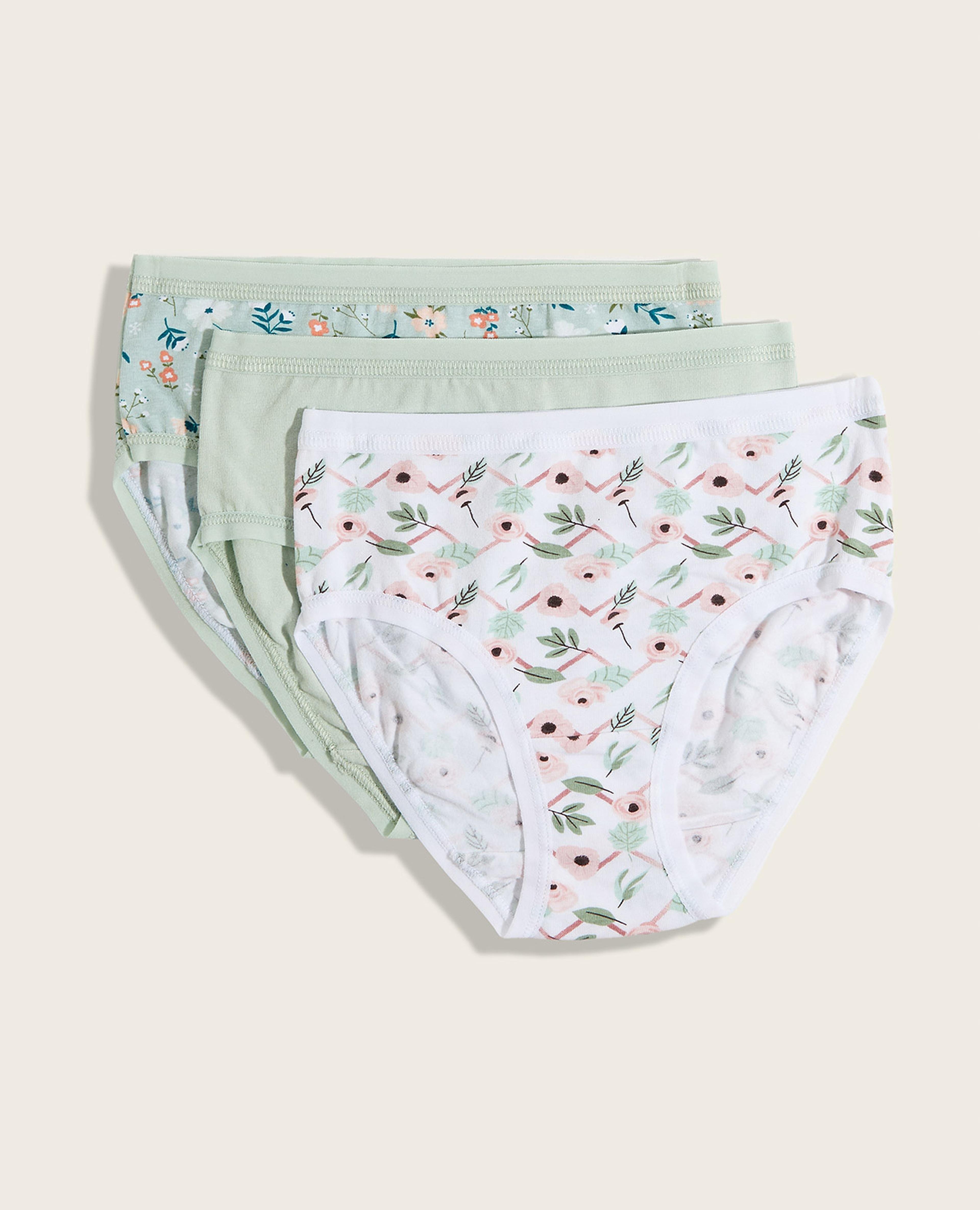 Akiihool Women Panties Cotton Mid Waist No Muffin Top Full Coverage Brief  Ladies Panties Lingerie Undergarments for Women (Beige,XXL)