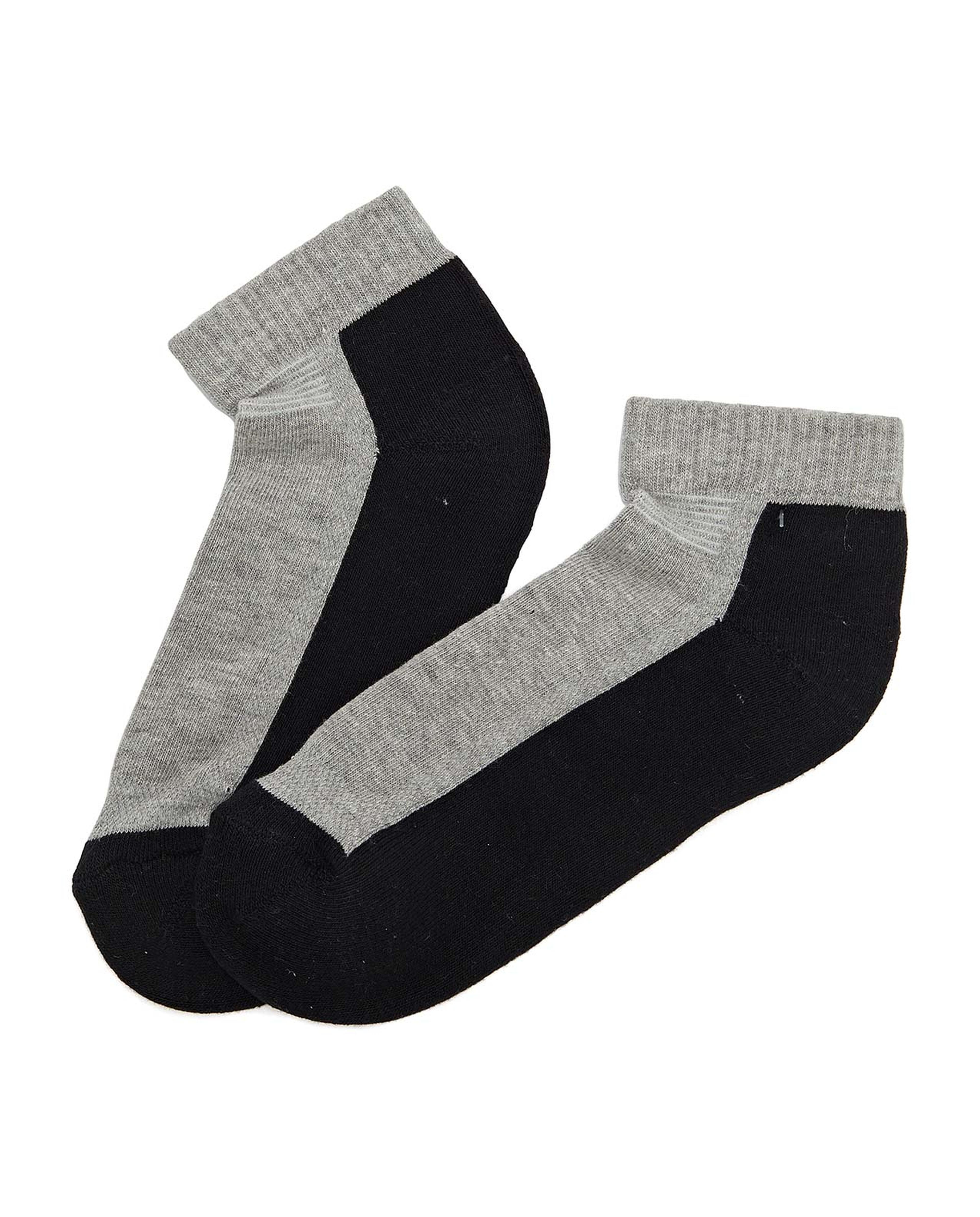 Pack of 3 Color Block Ankle Socks