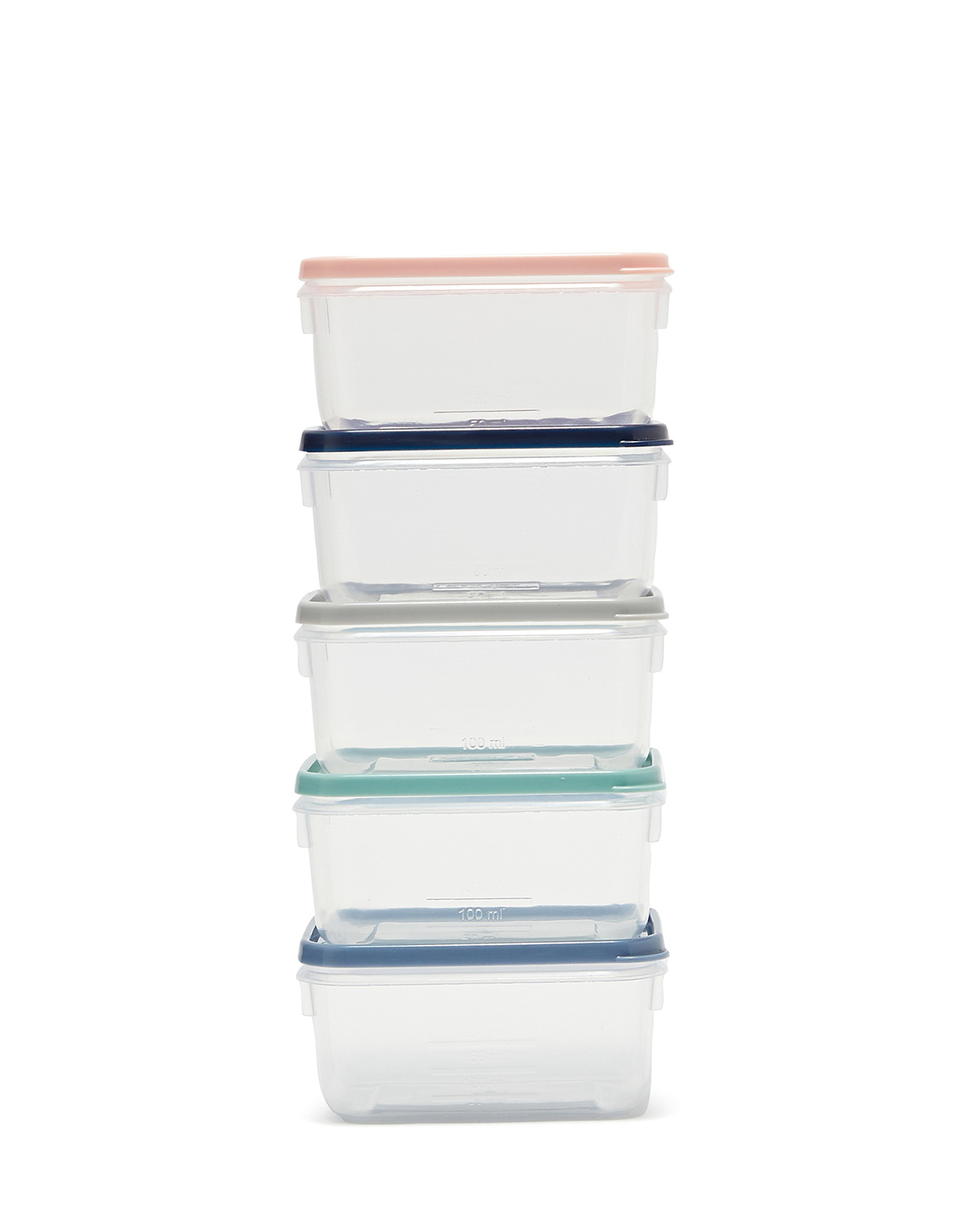 Pack of 5 Food Containers