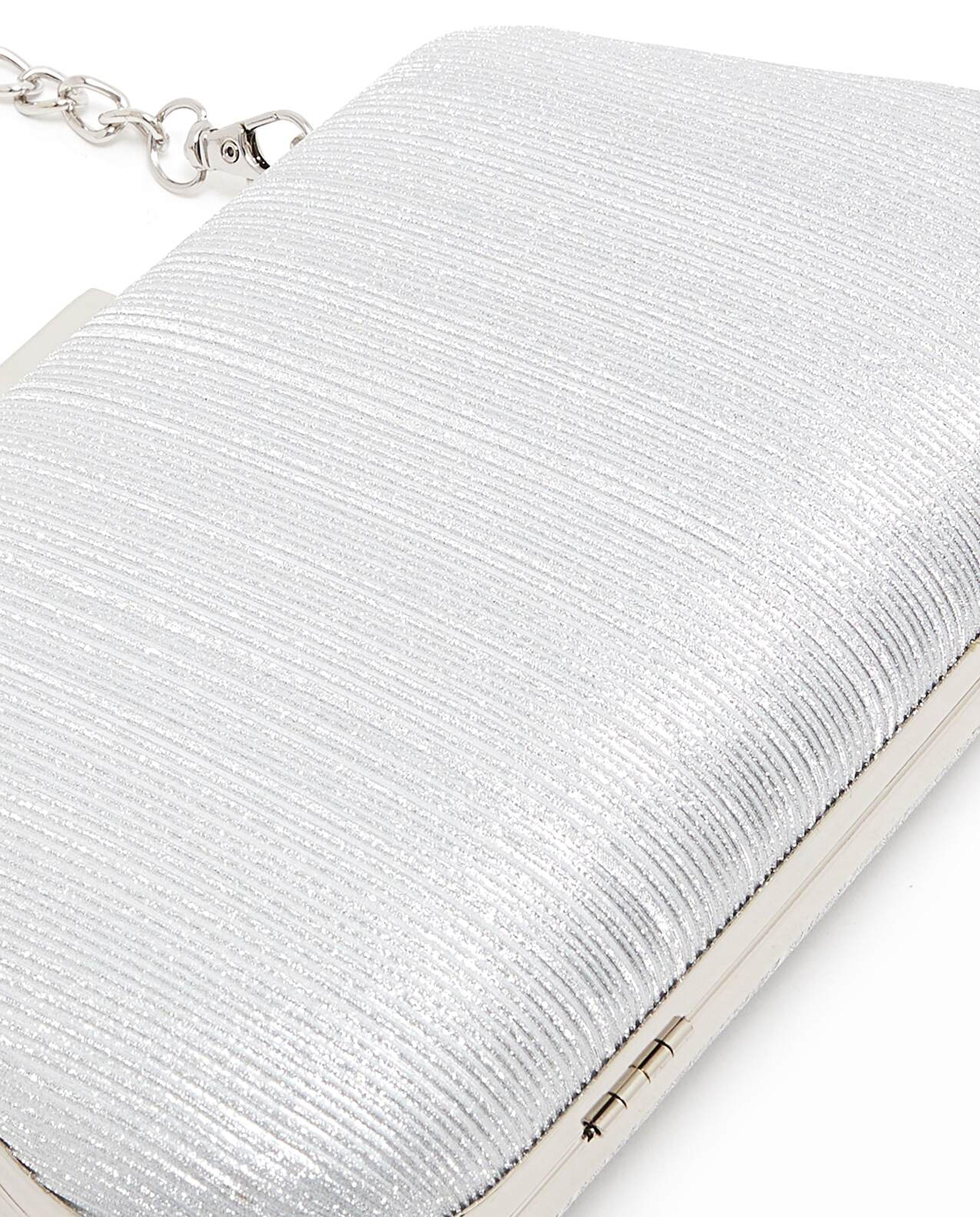 Glitter Frosted Clutch with Sling