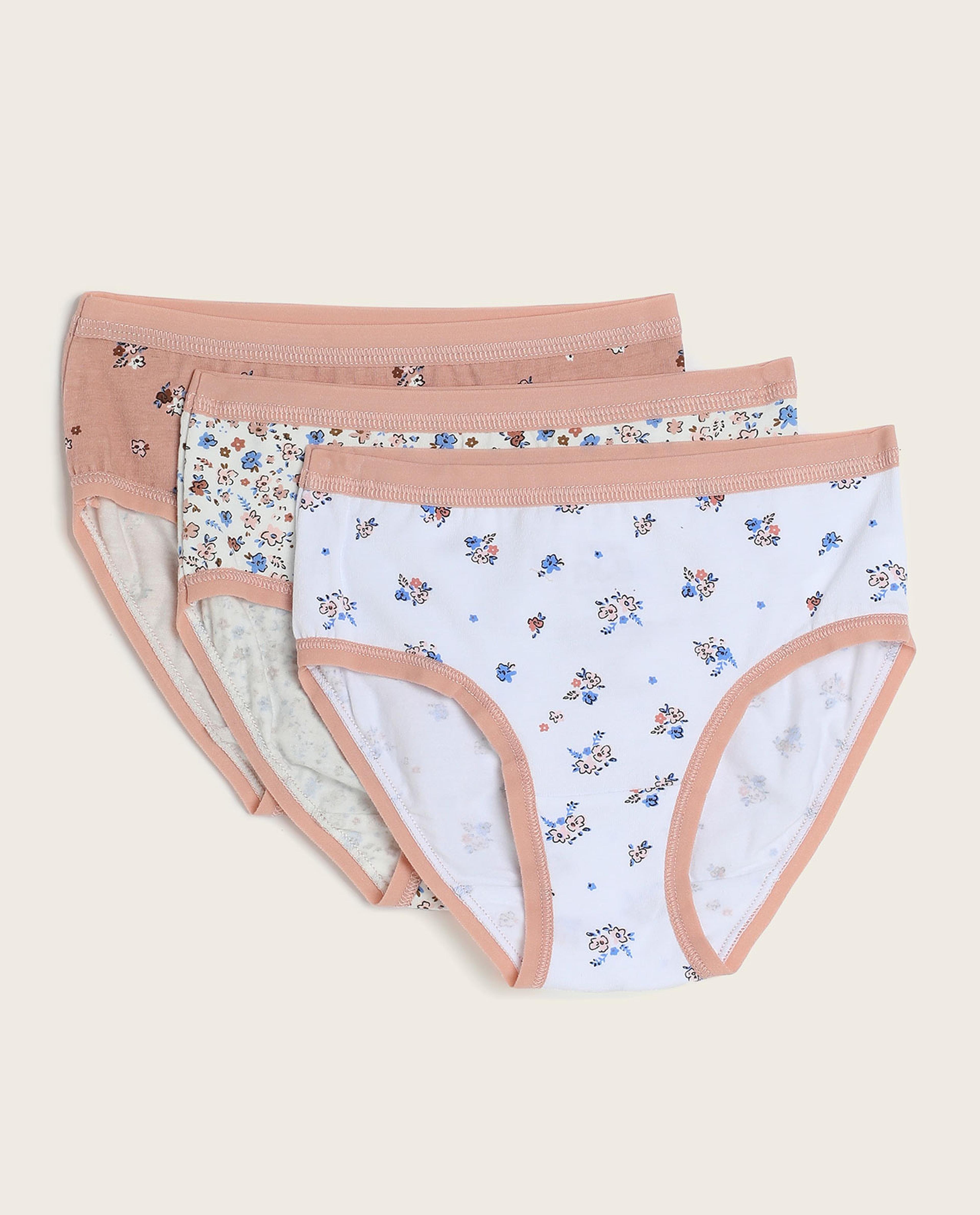 Pack of 3 Printed Hipster Briefs