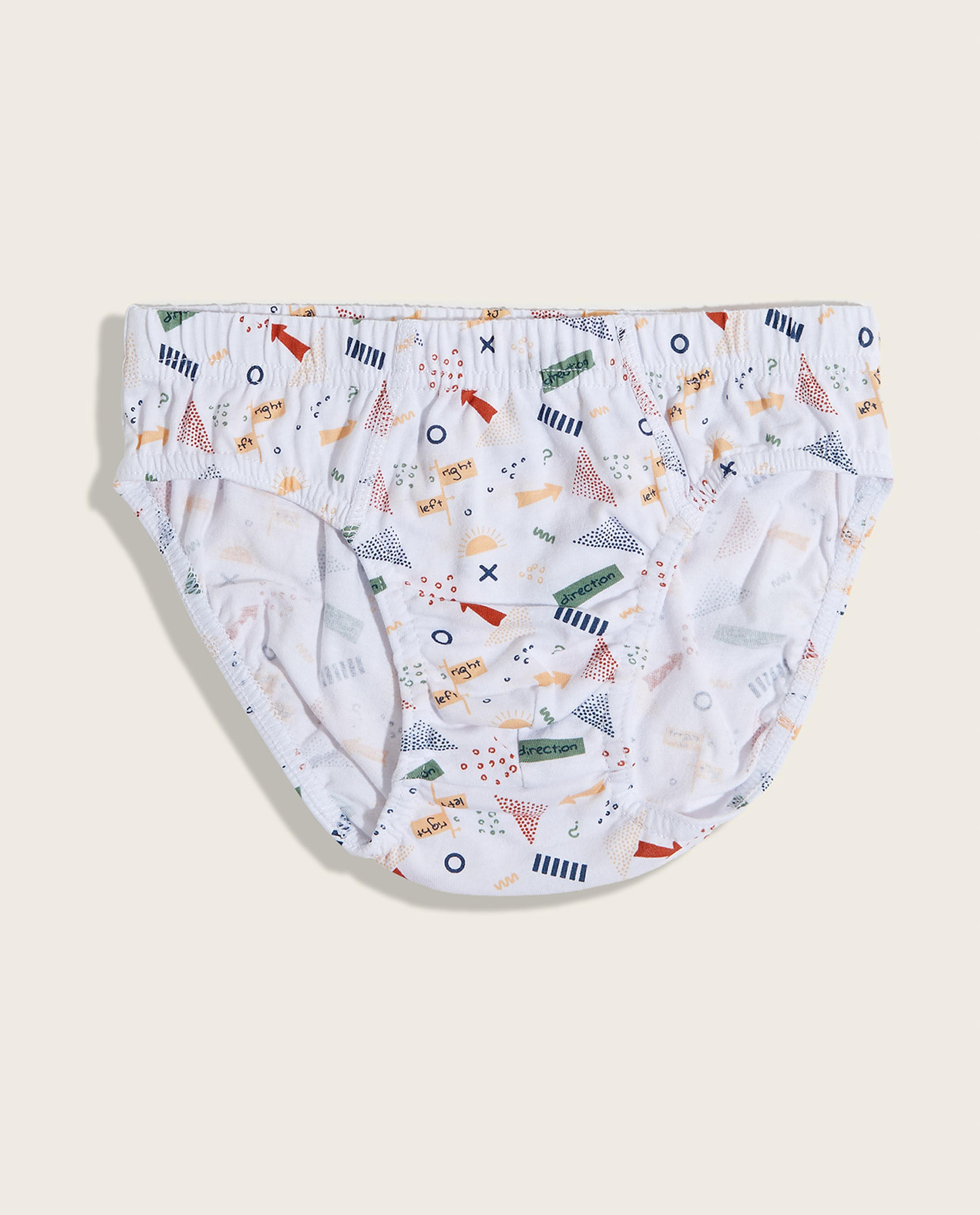 Pack of 5 Solid and Printed Briefs