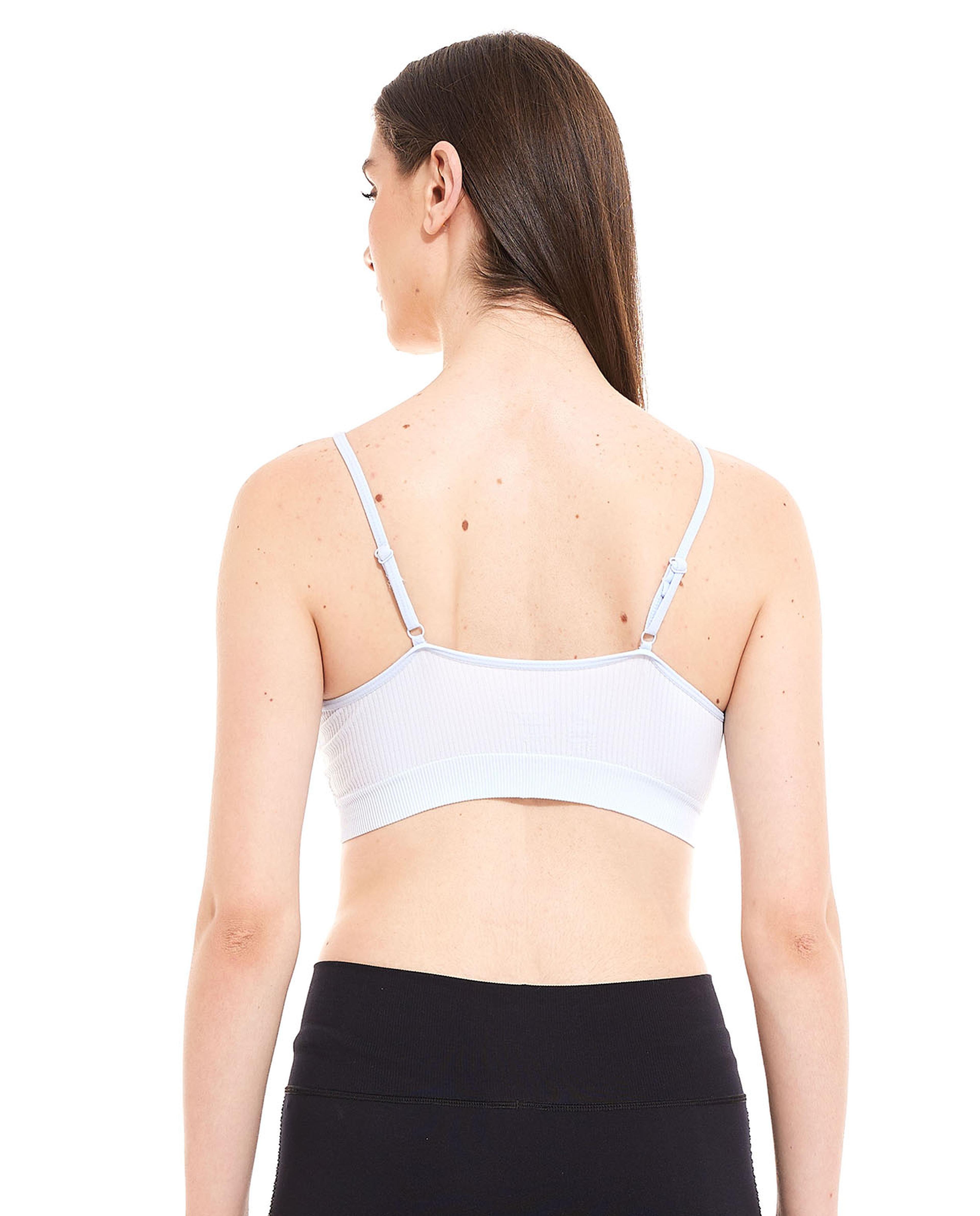 Pack of 2 Solid Padded Sports Bras
