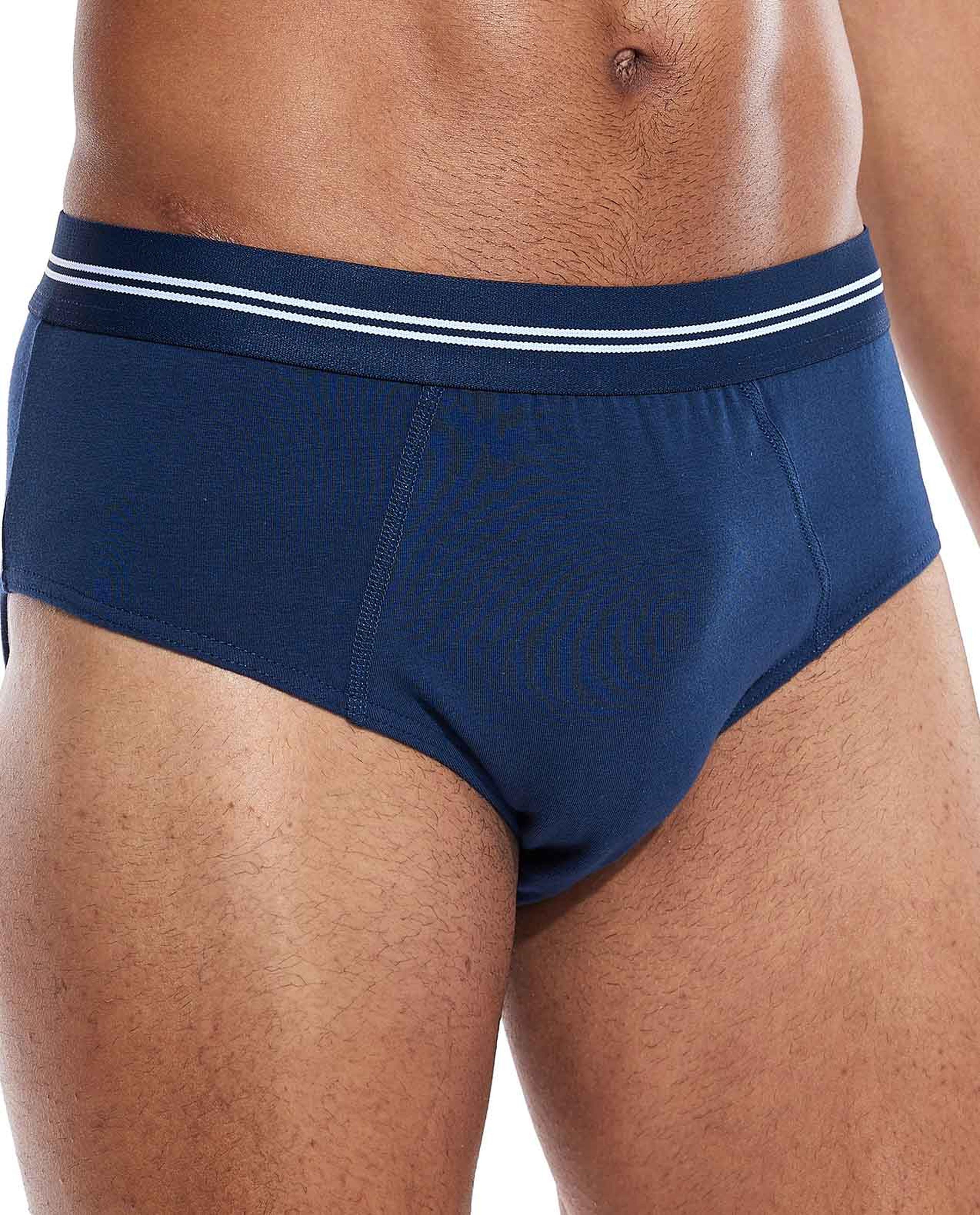 Pack of 3 Solid Briefs