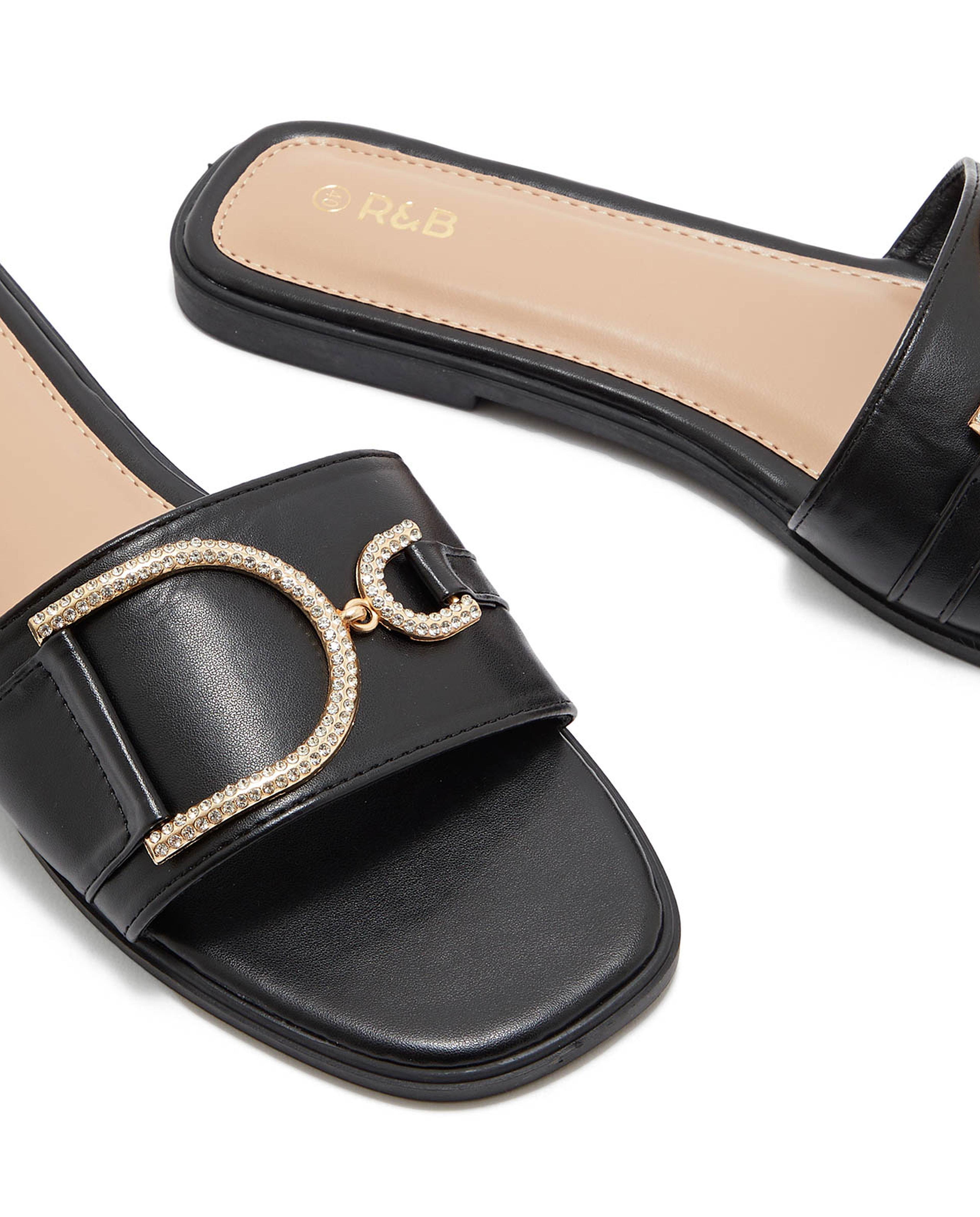 Accessory Detail Flat Sandals