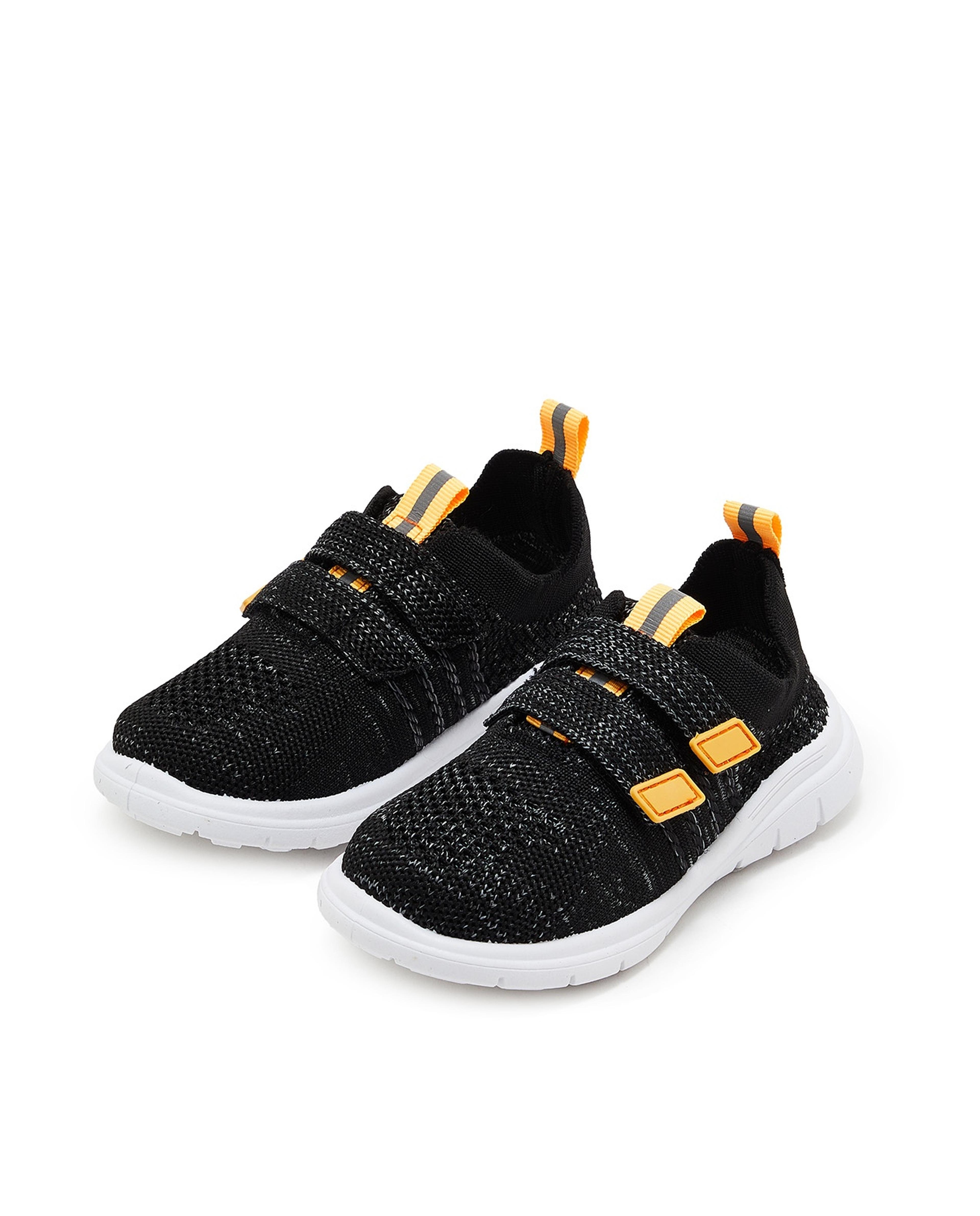 Knitted Casual Shoes with Velcro Closure