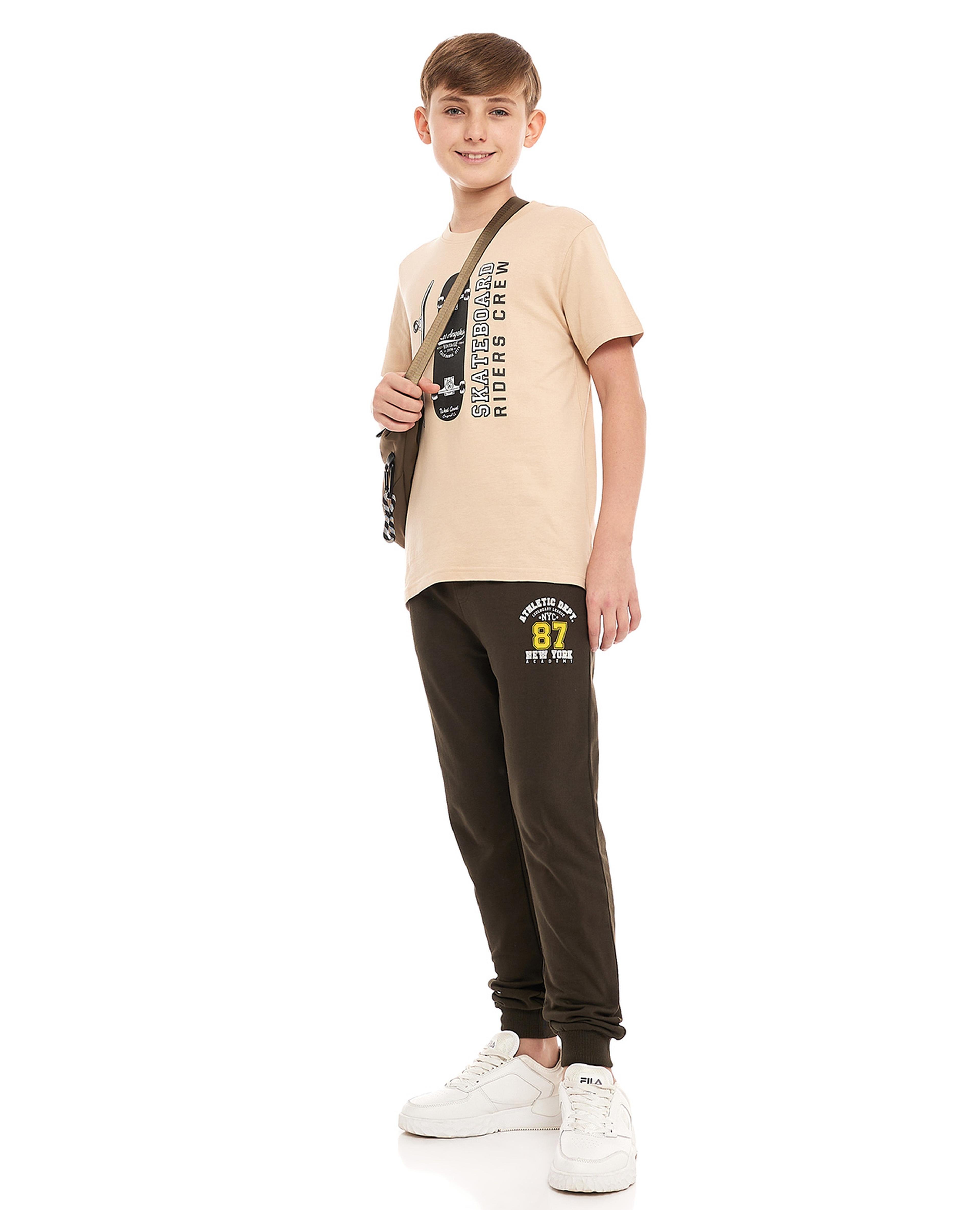 Quilted Jogger Pants for Toddler Boys