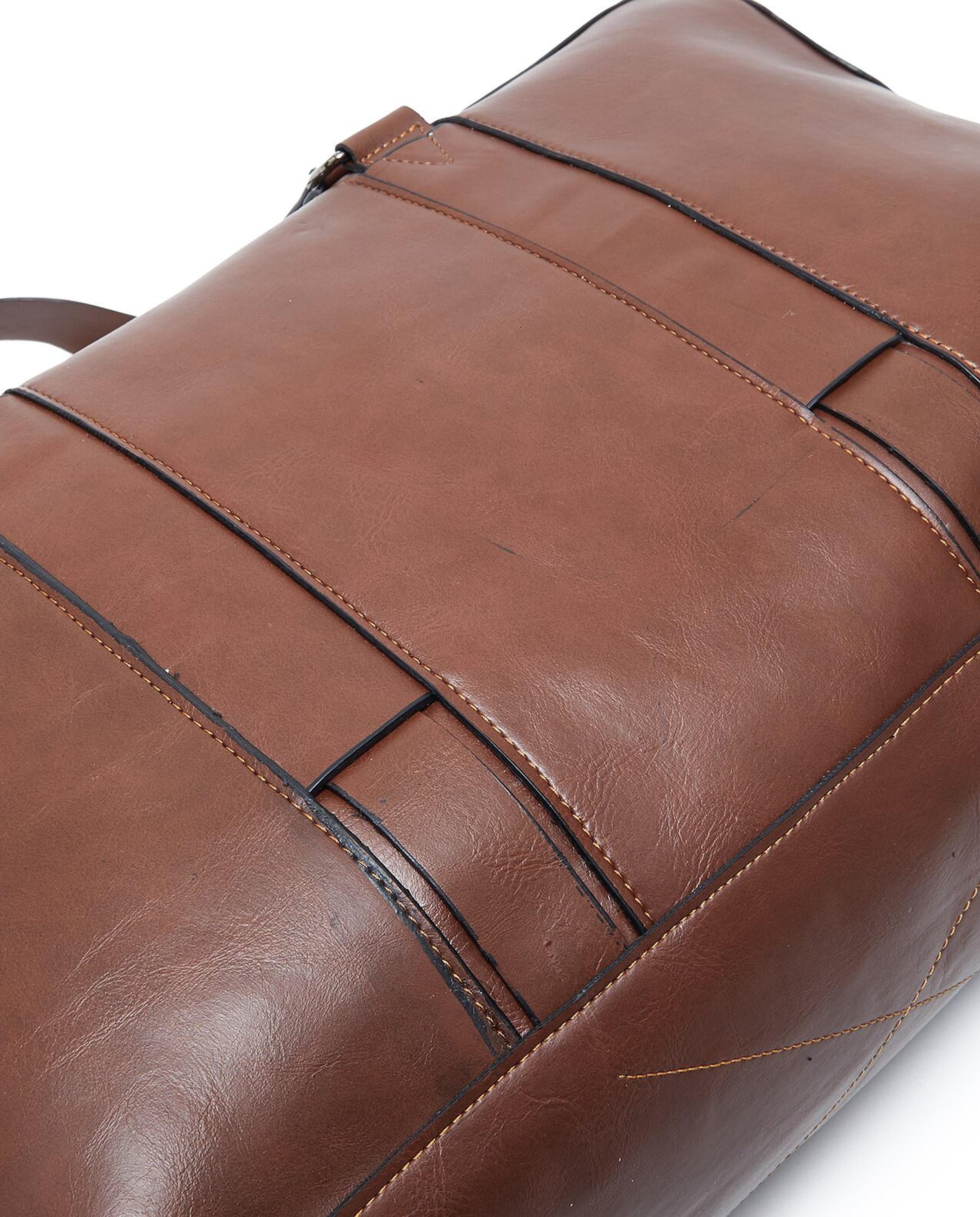 Textured Duffle Bag
