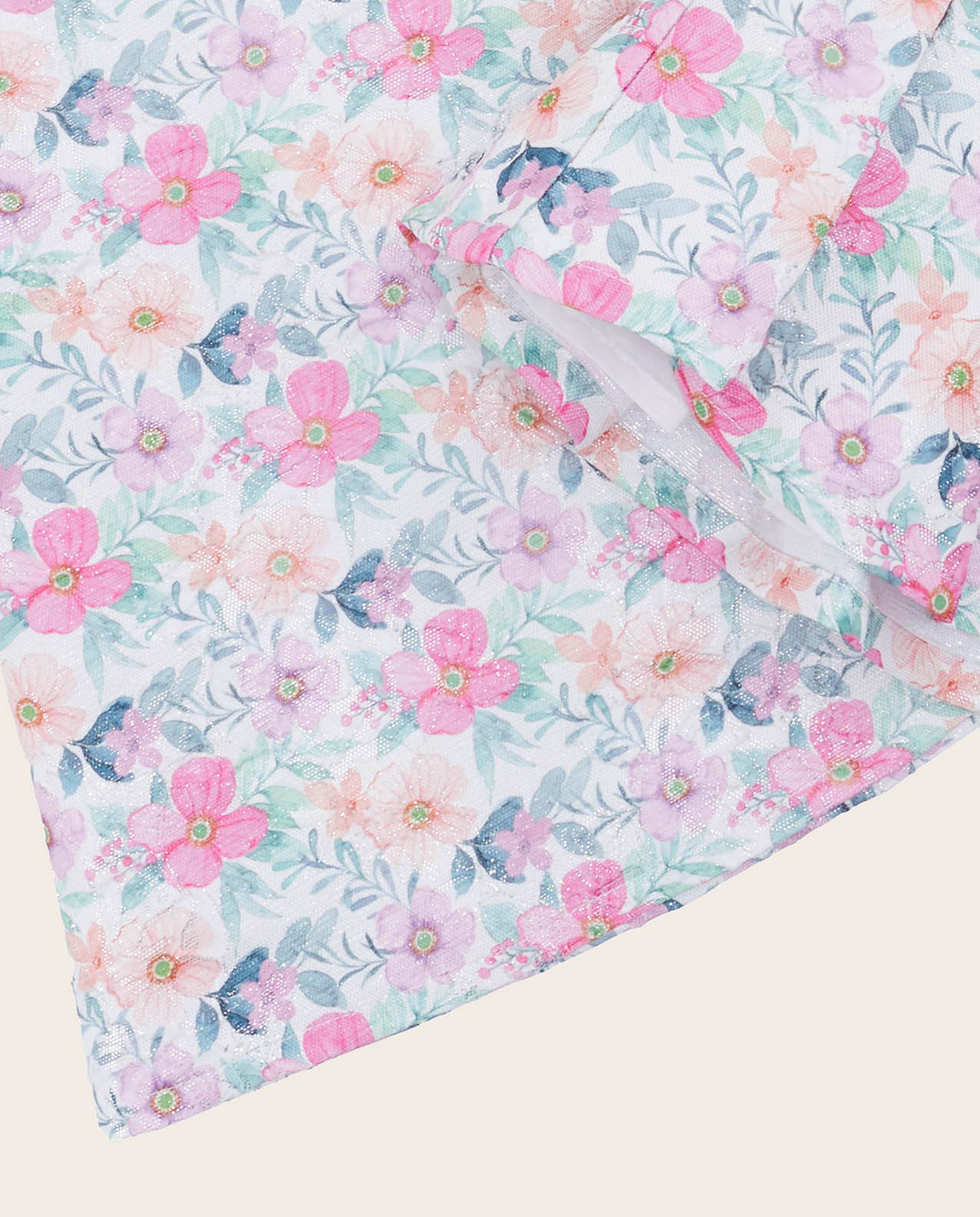 Floral Print Top and Skirt Set