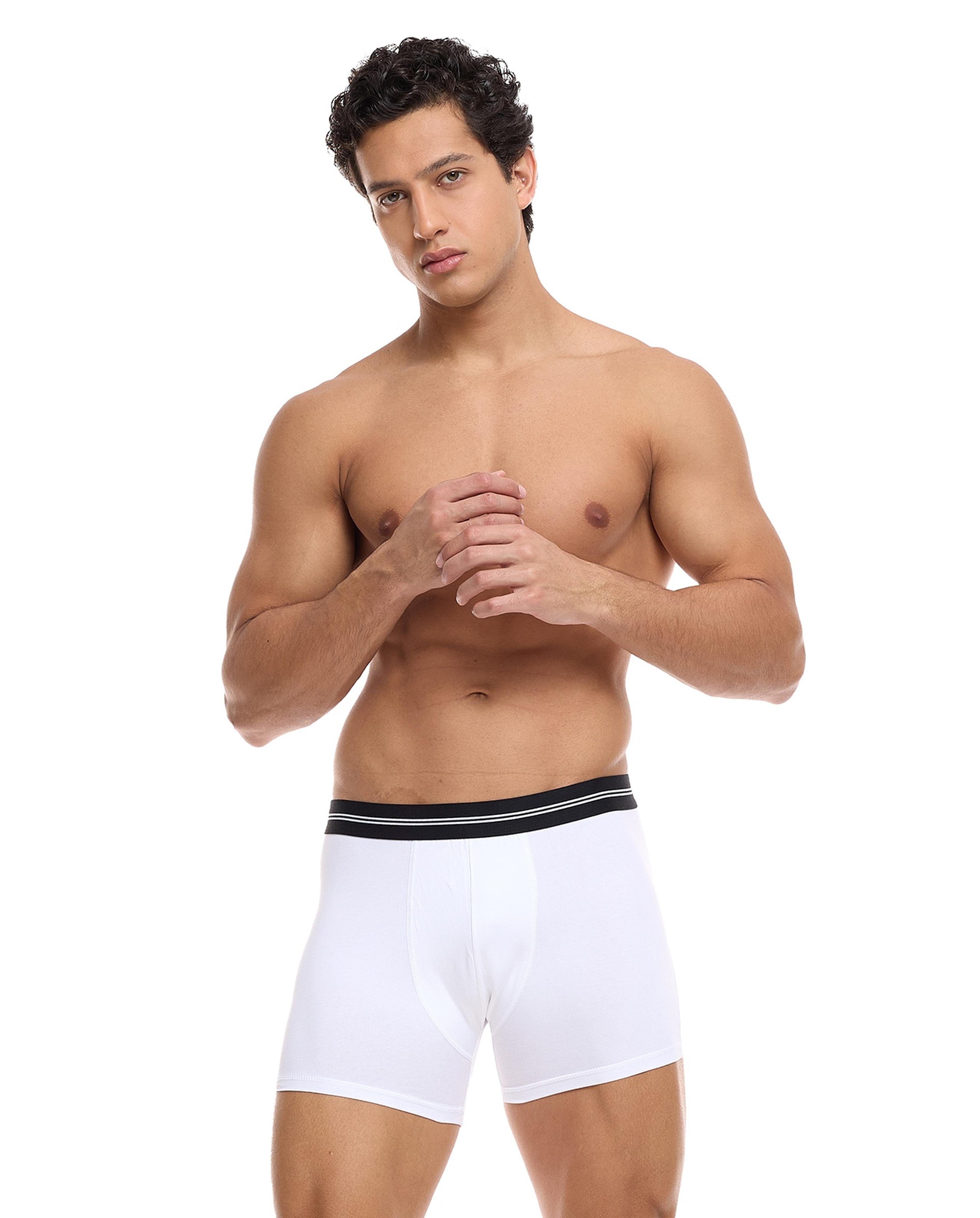 Pack of 2 Solid Boxer Briefs