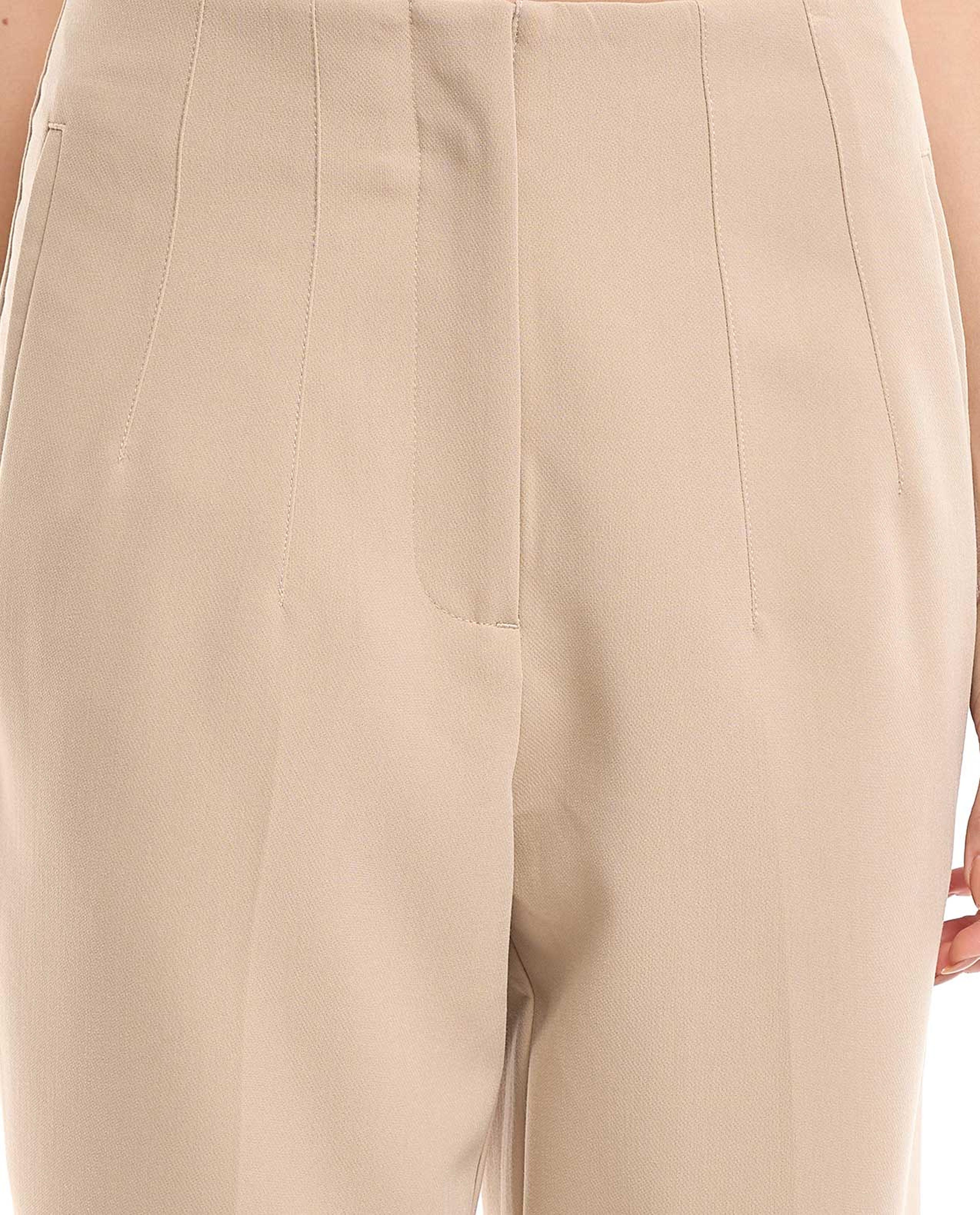 Stitch Detail Slim Fit Trousers