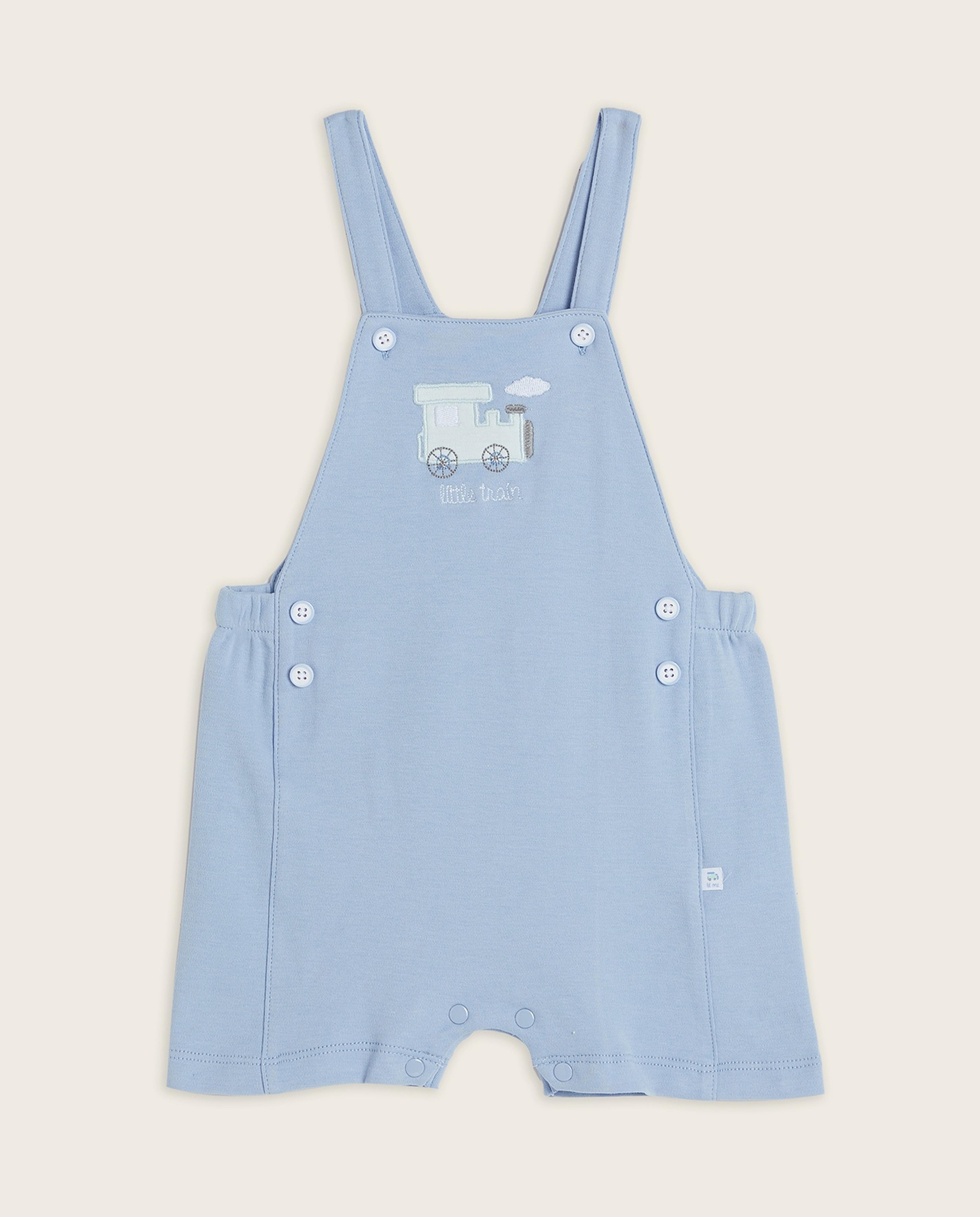 Embroidered Rompers and T-Shirt Set