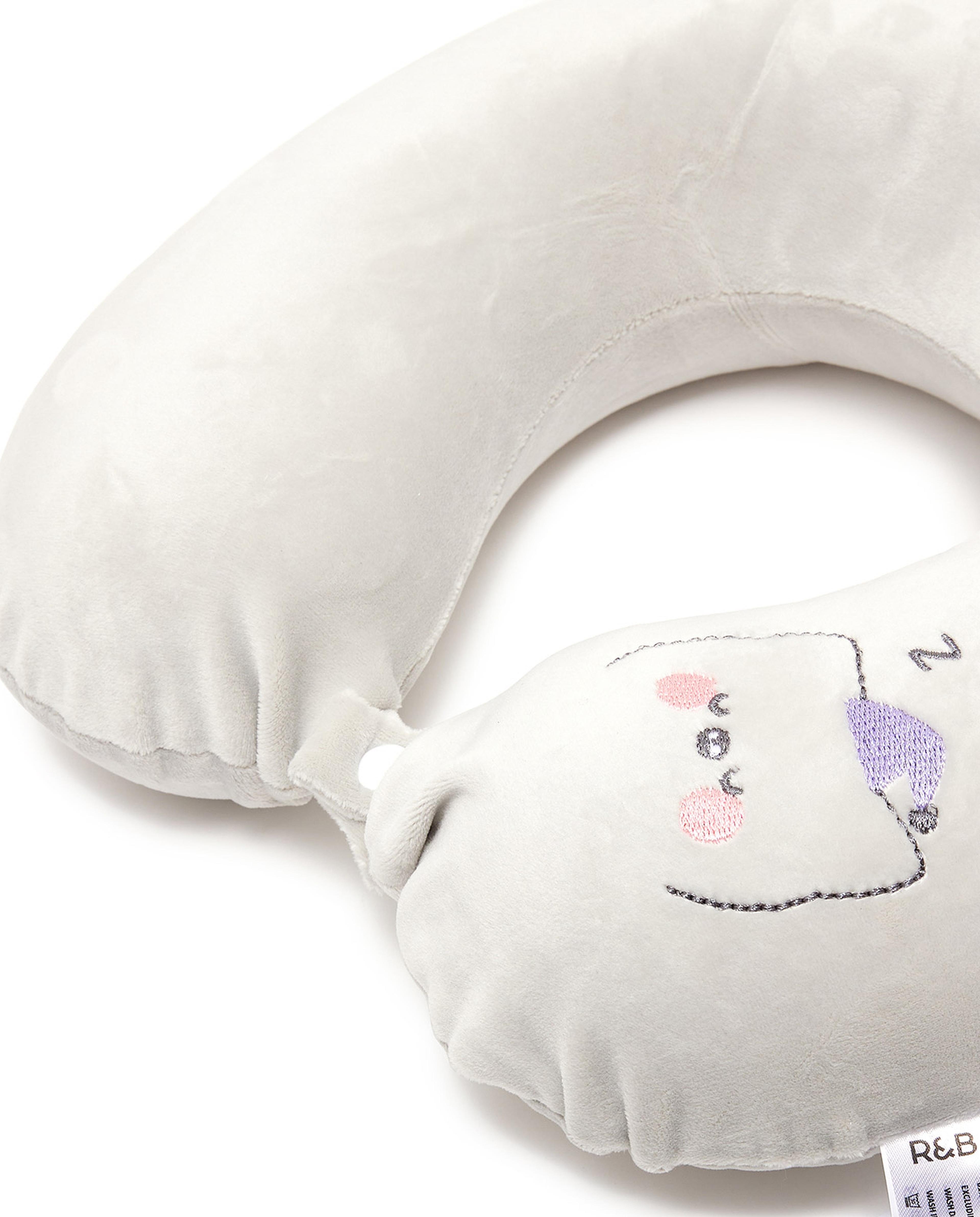 Embroidery Detail Neck Pillow